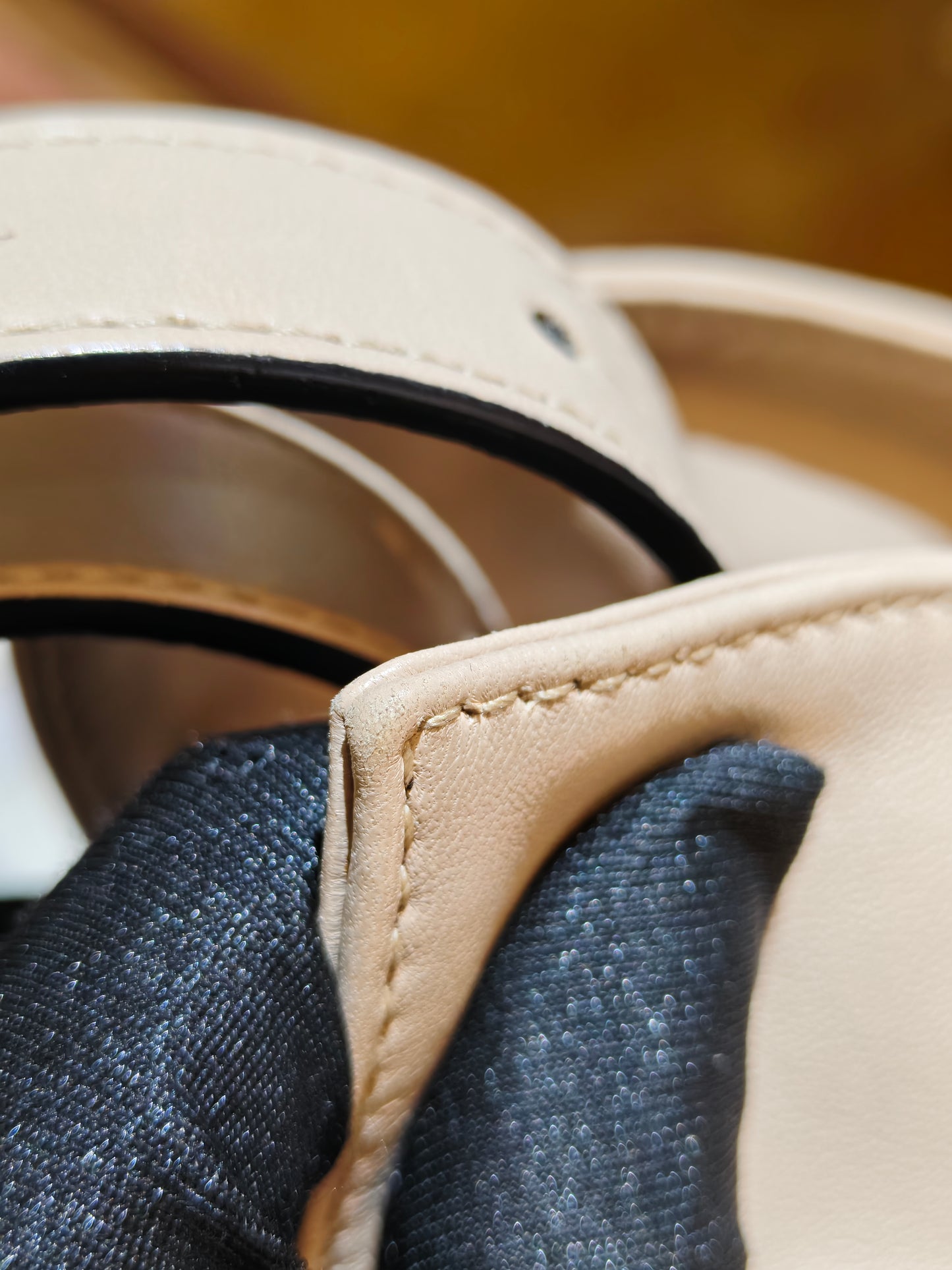 Loewe - Flamenco - Leather - Beige - (small)