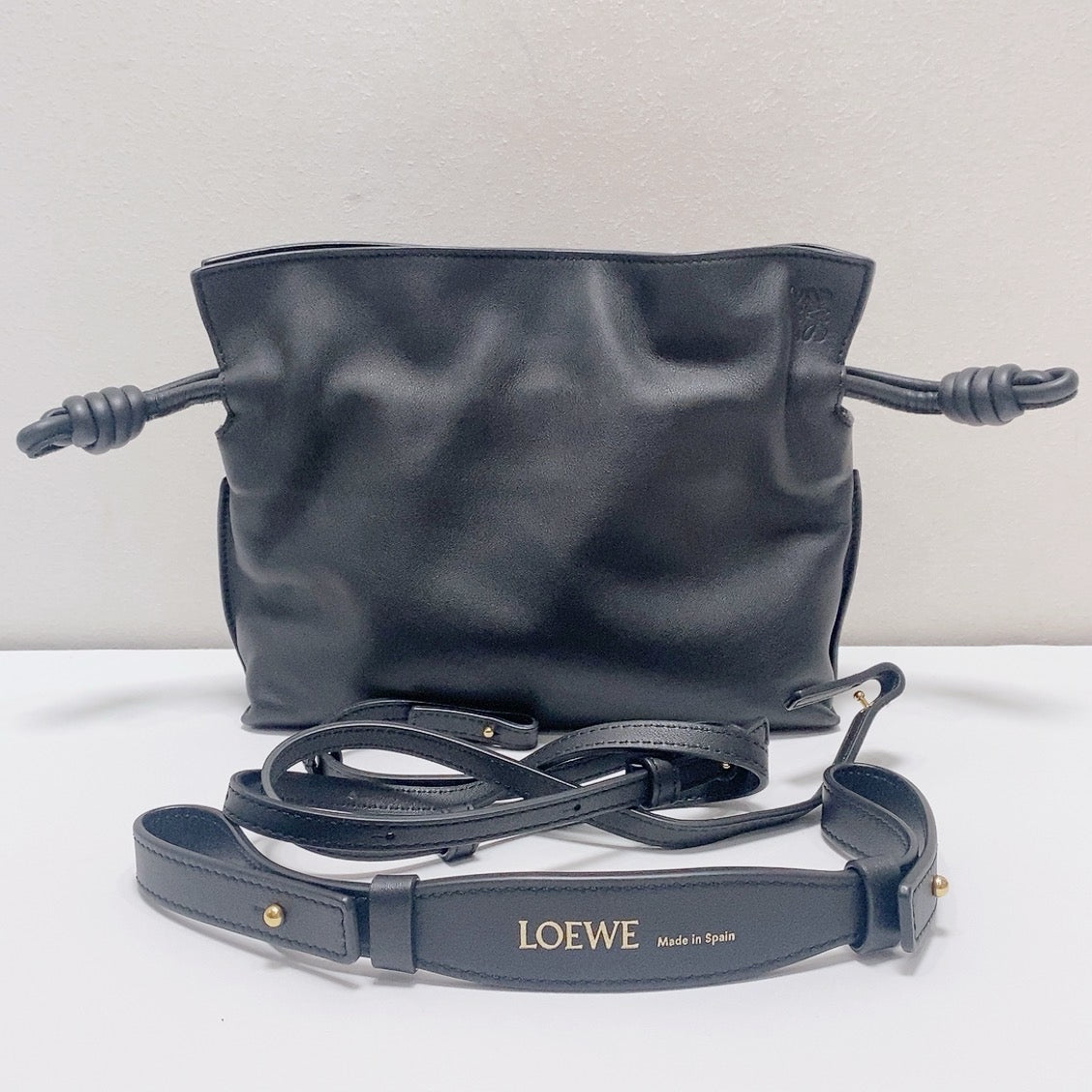 Loewe - Flamenco - Leather - Black - (mini)