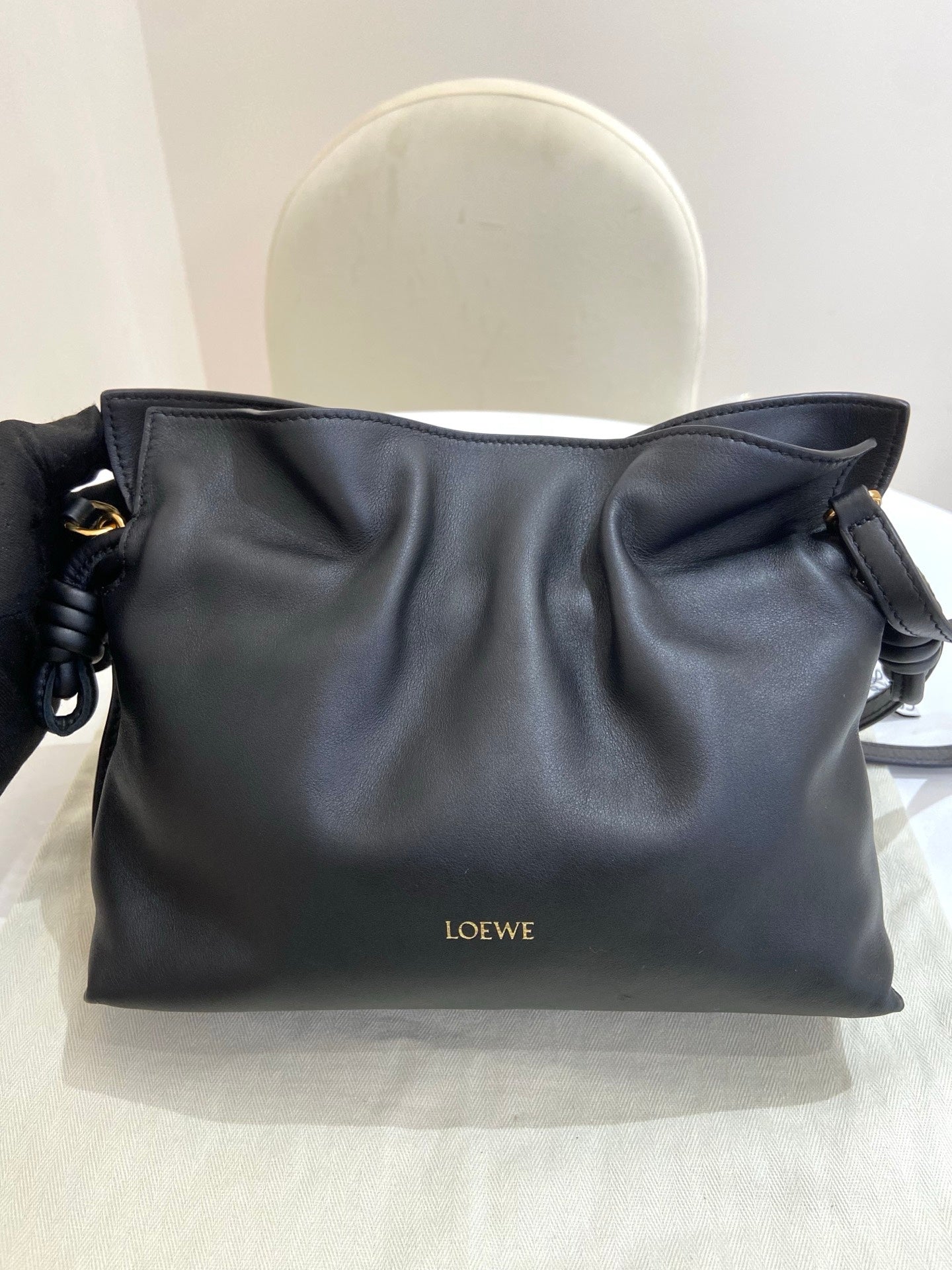 Loewe - Flamenco - Leather - Black - (mini)