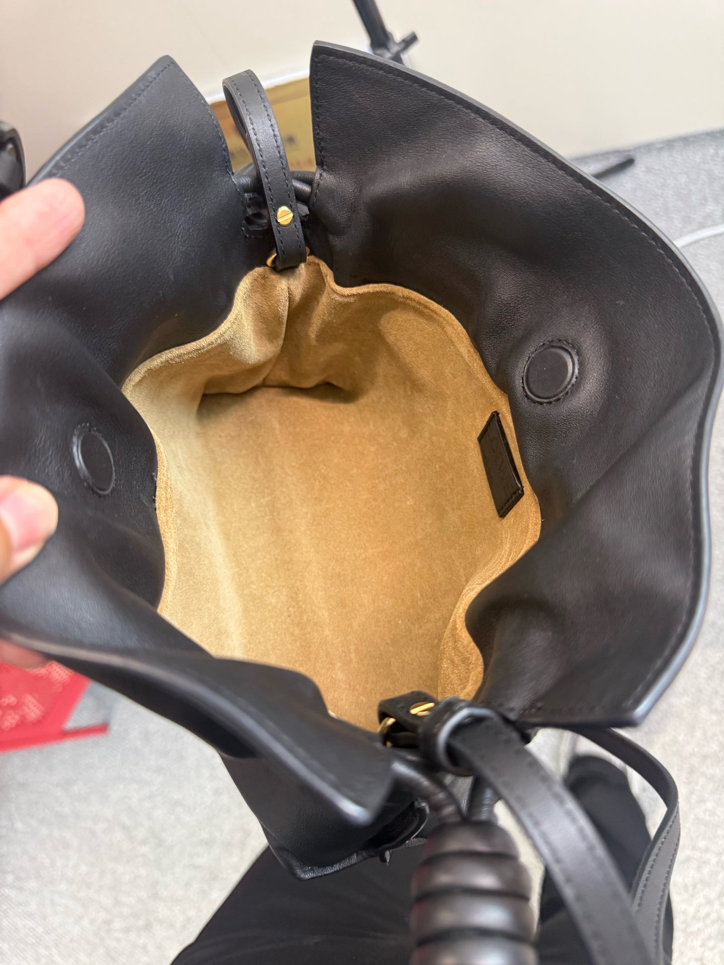 Loewe - Flamenco - Leather - Black - (mini)