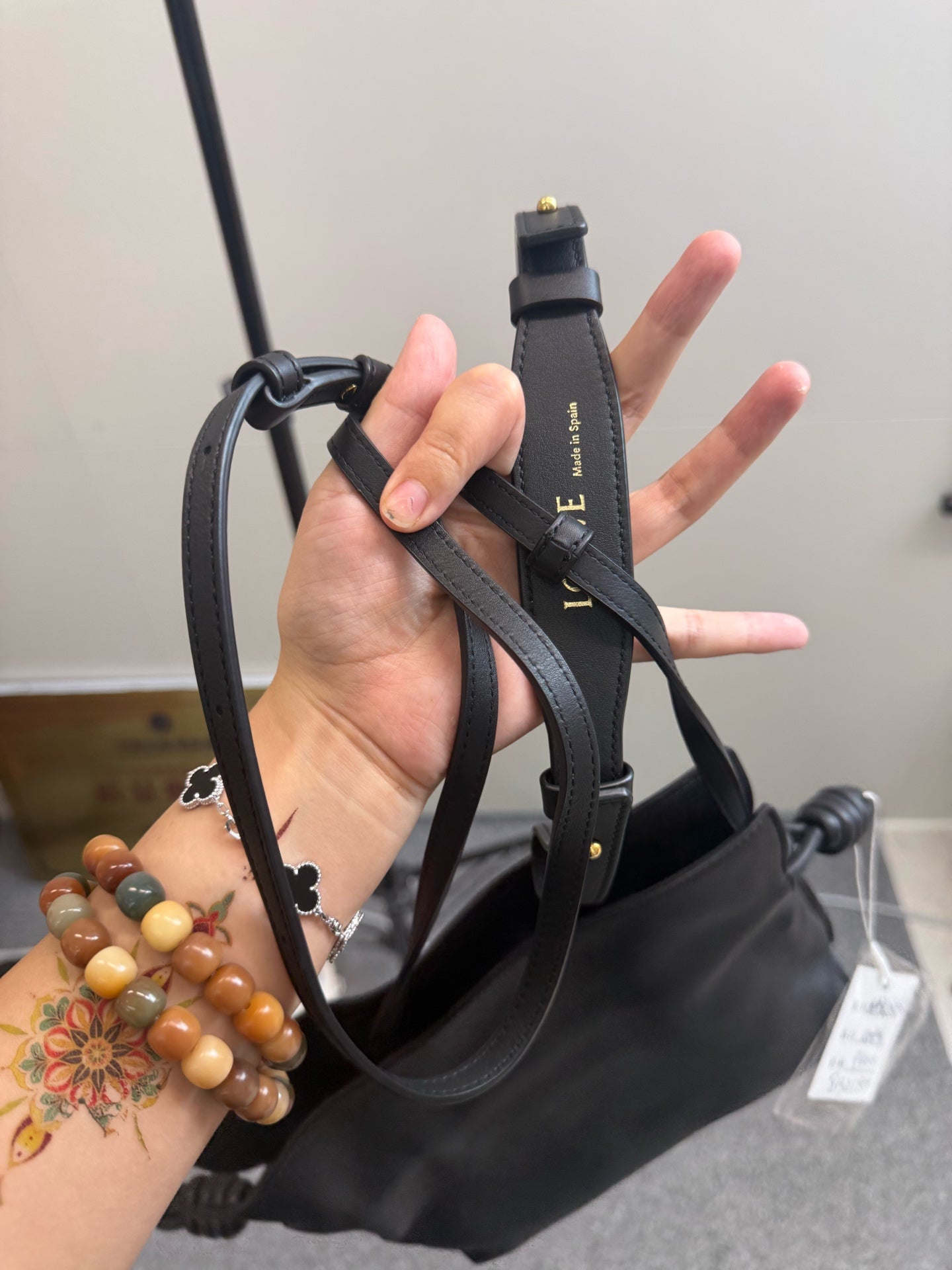 Loewe - Flamenco - Leather - Black - (mini)