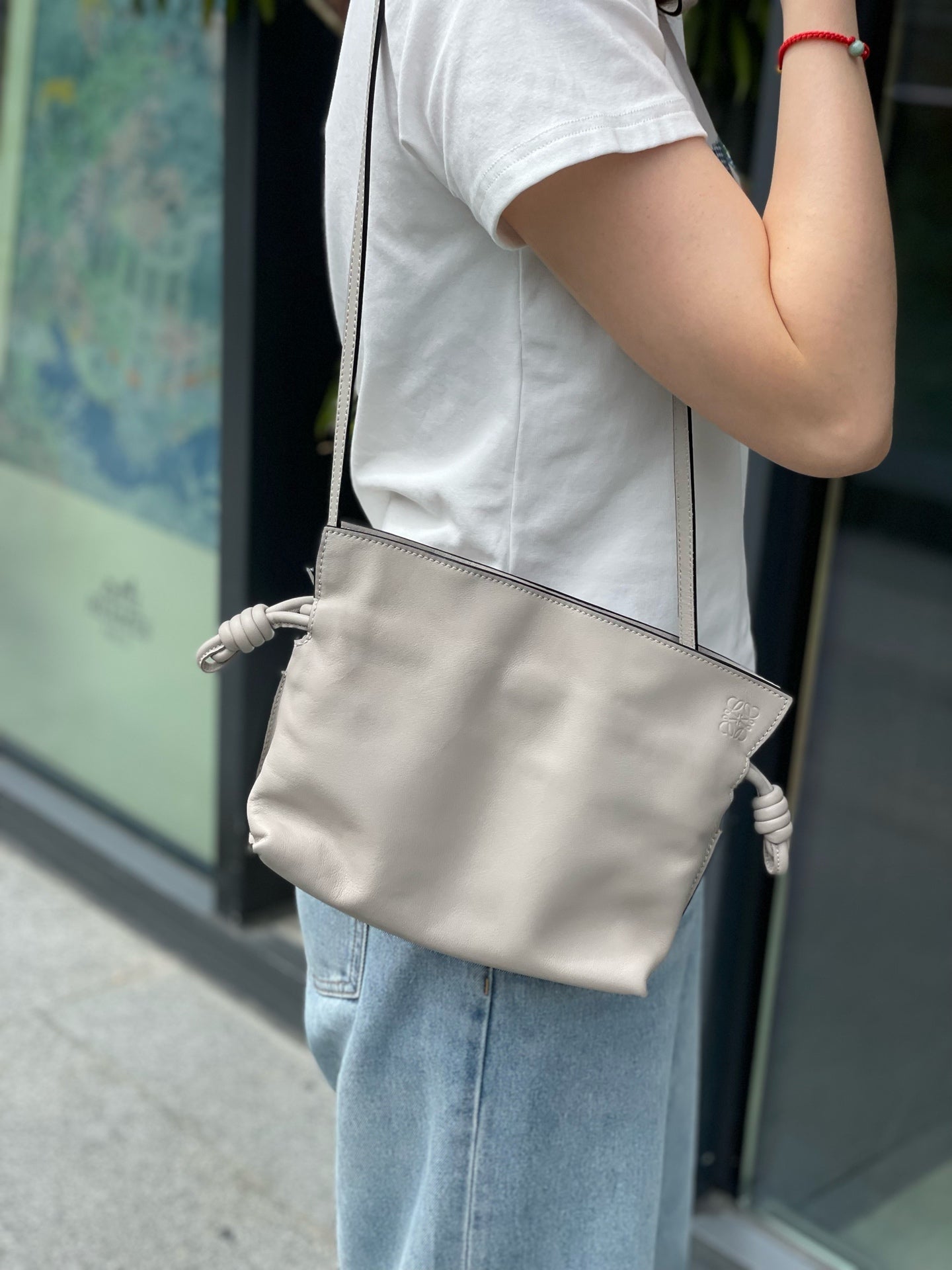 Loewe - Flamenco - Leather - Grey - (mini)