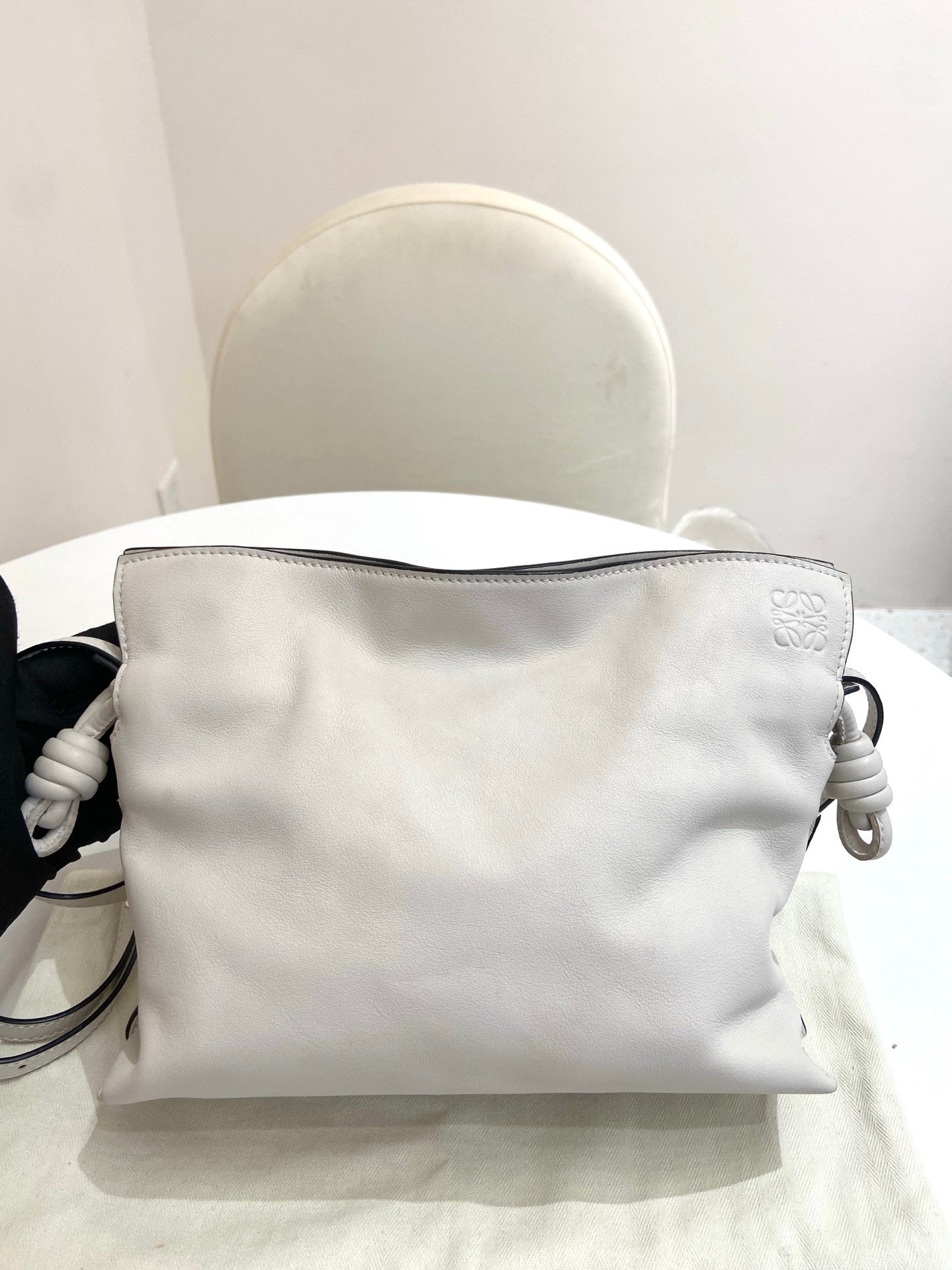 Loewe - Flamenco - Leather - White - (mini)