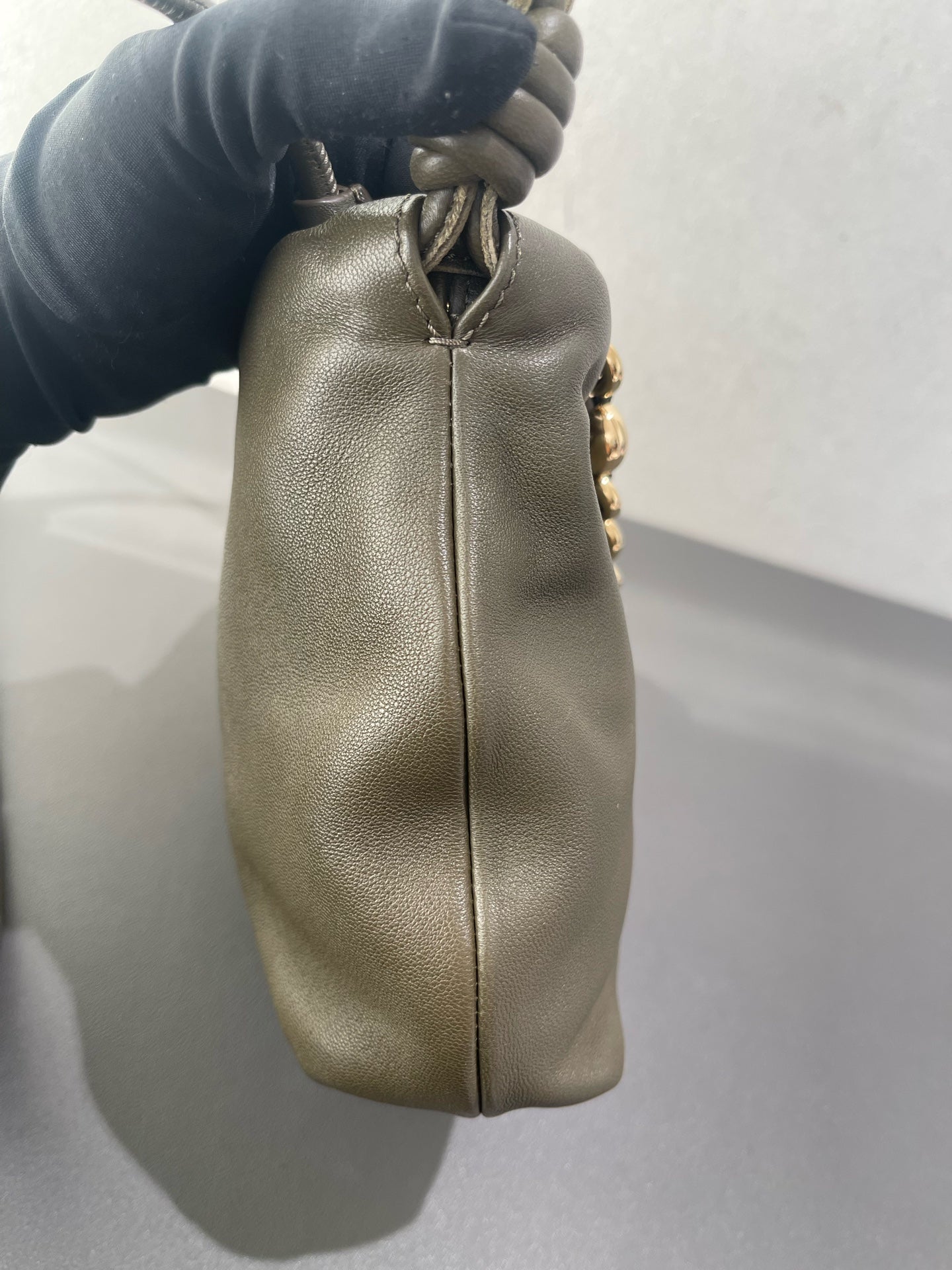 Loewe - Flamenco mini - Lambskin leather - Green - (mini)
