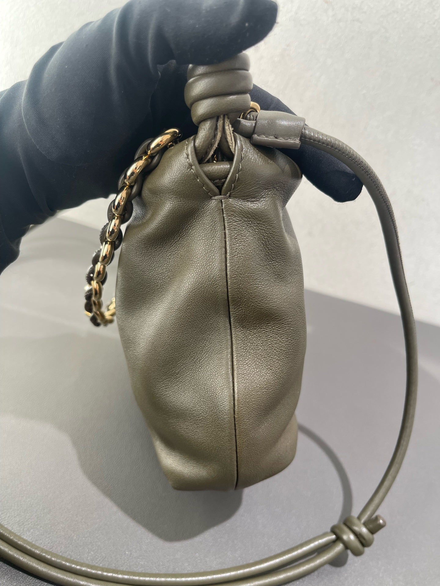 Loewe - Flamenco mini - Lambskin leather - Green - (mini)