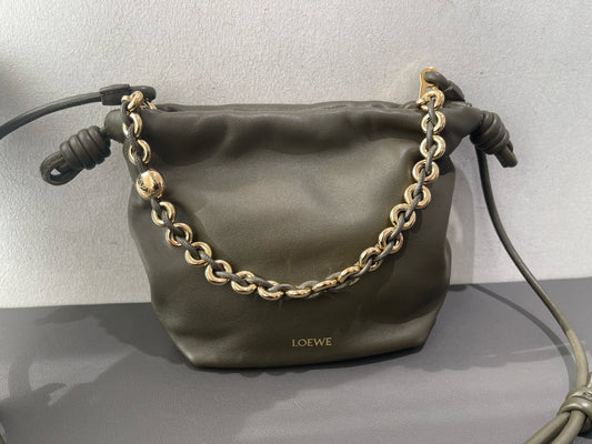 Loewe - Flamenco mini - Lambskin leather - Green - (mini)