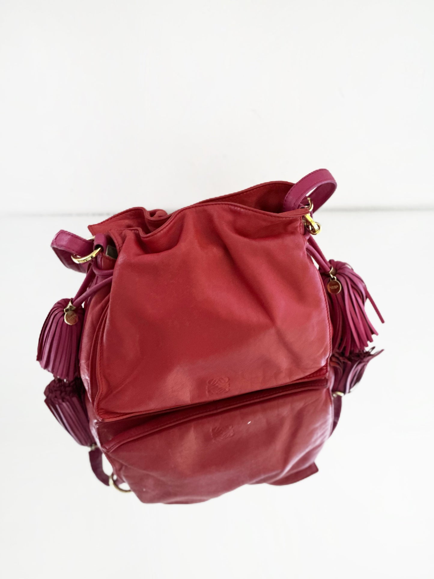 Loewe - Flamenco - Nappa leather - Red - (nano)