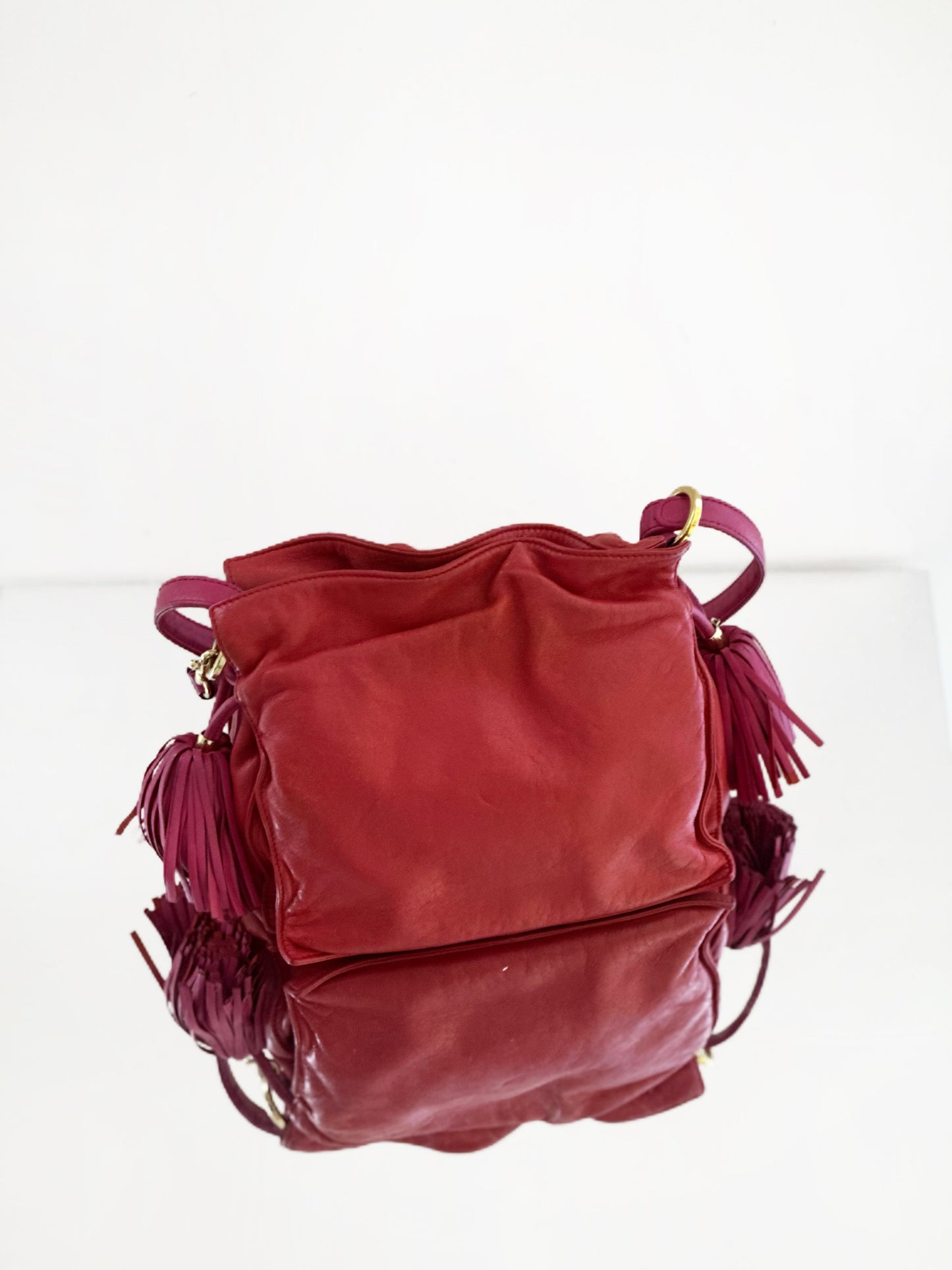 Loewe - Flamenco - Nappa leather - Red - (nano)