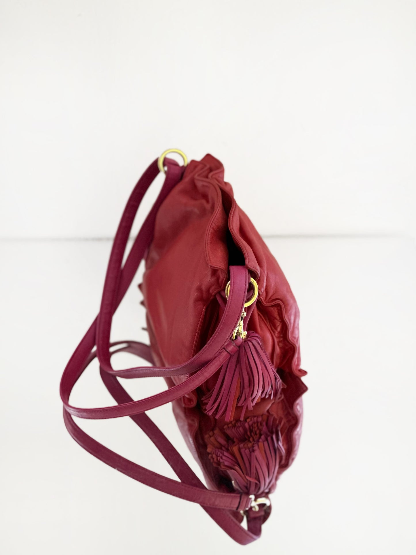 Loewe - Flamenco - Nappa leather - Red - (nano)