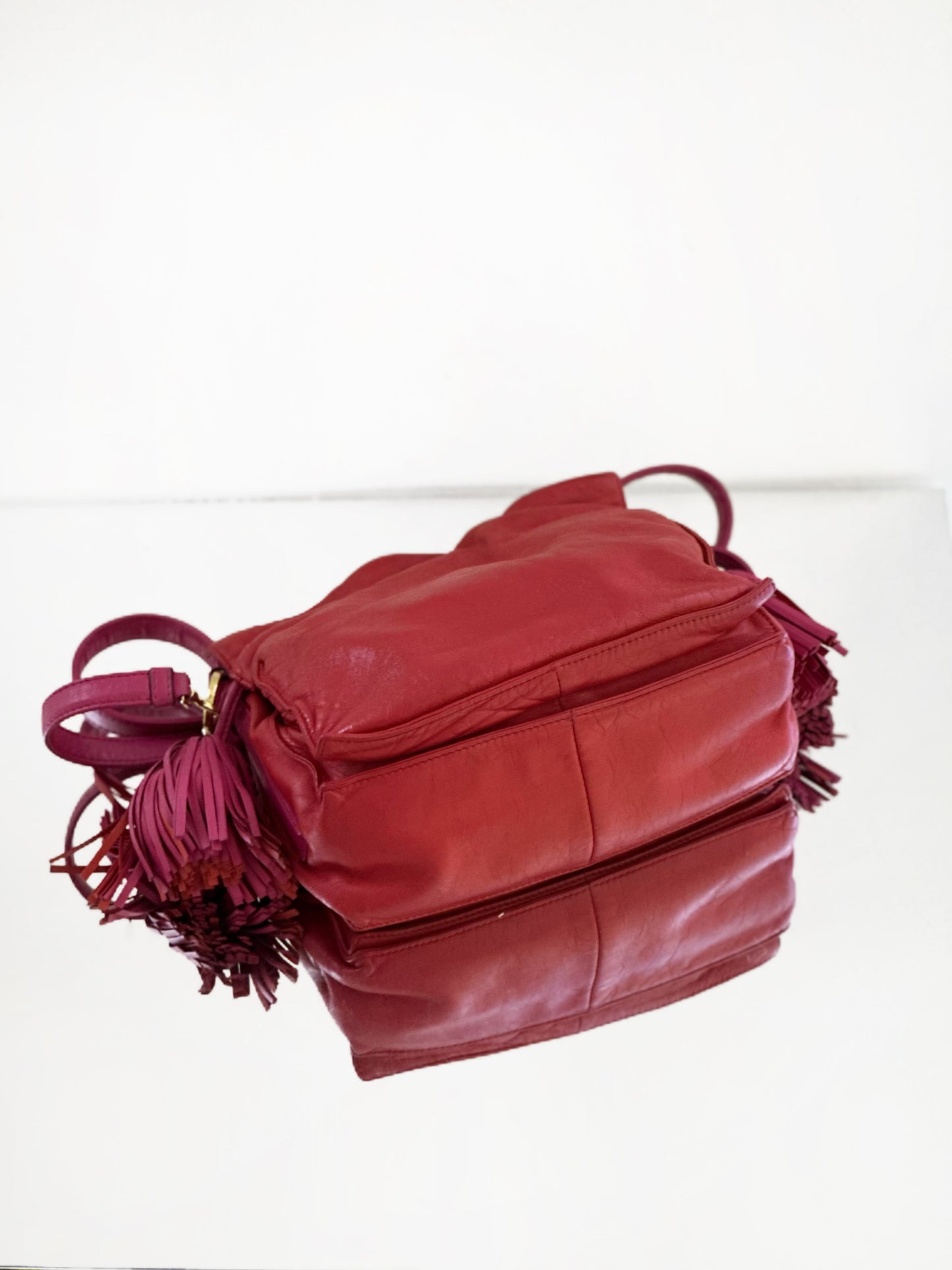 Loewe - Flamenco - Nappa leather - Red - (nano)