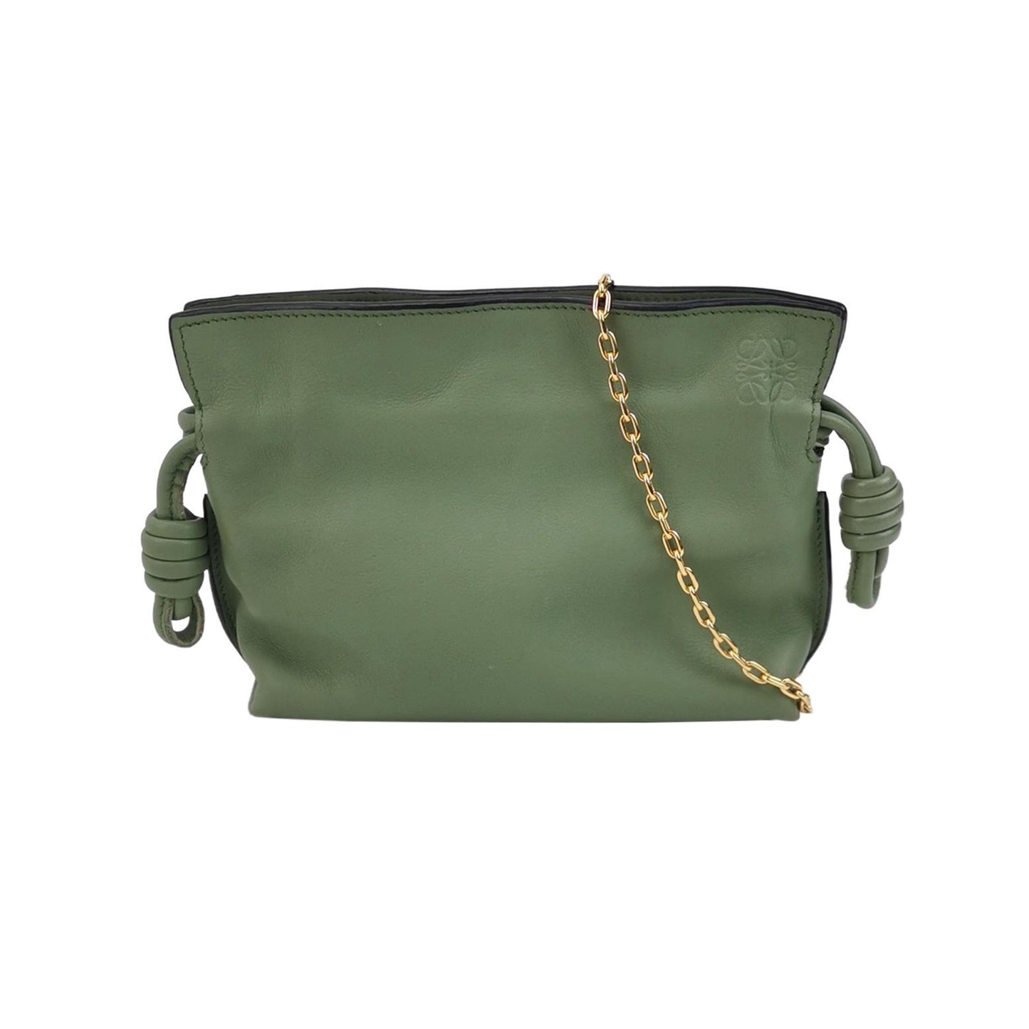 Loewe - Flamenco Pouch - Leather - Green - (mini)