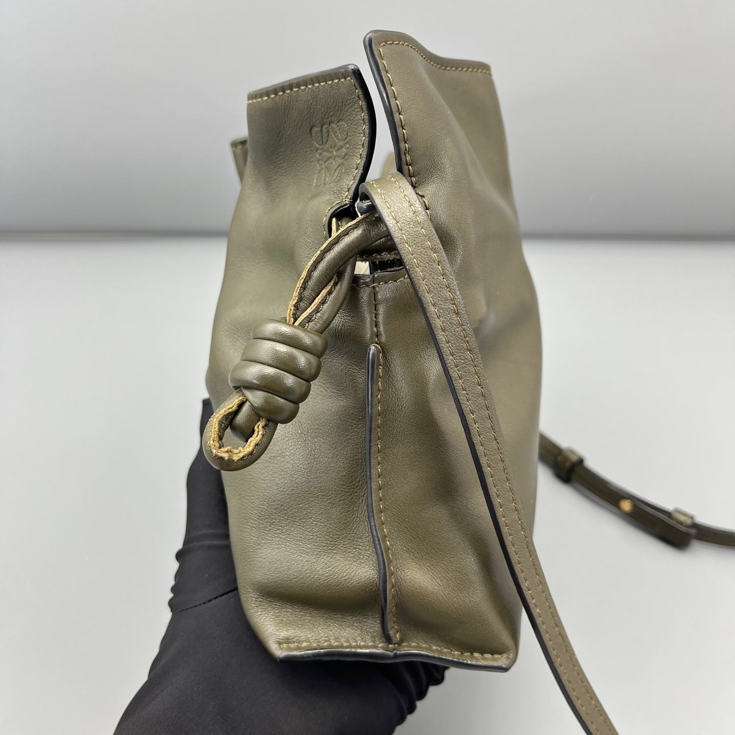 Loewe - Flamenco Pouch - Leather - Green - (mini)