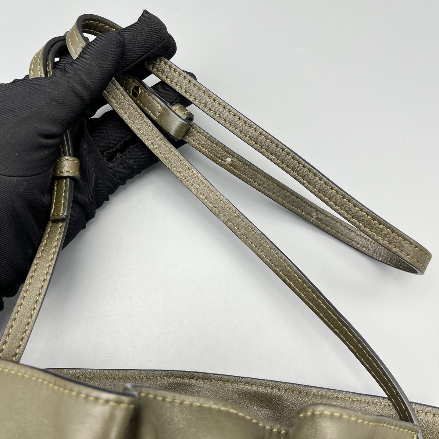 Loewe - Flamenco Pouch - Leather - Green - (mini)