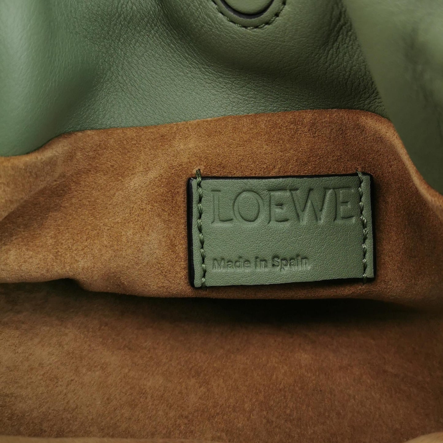 Loewe - Flamenco Pouch - Leather - Green - (mini)