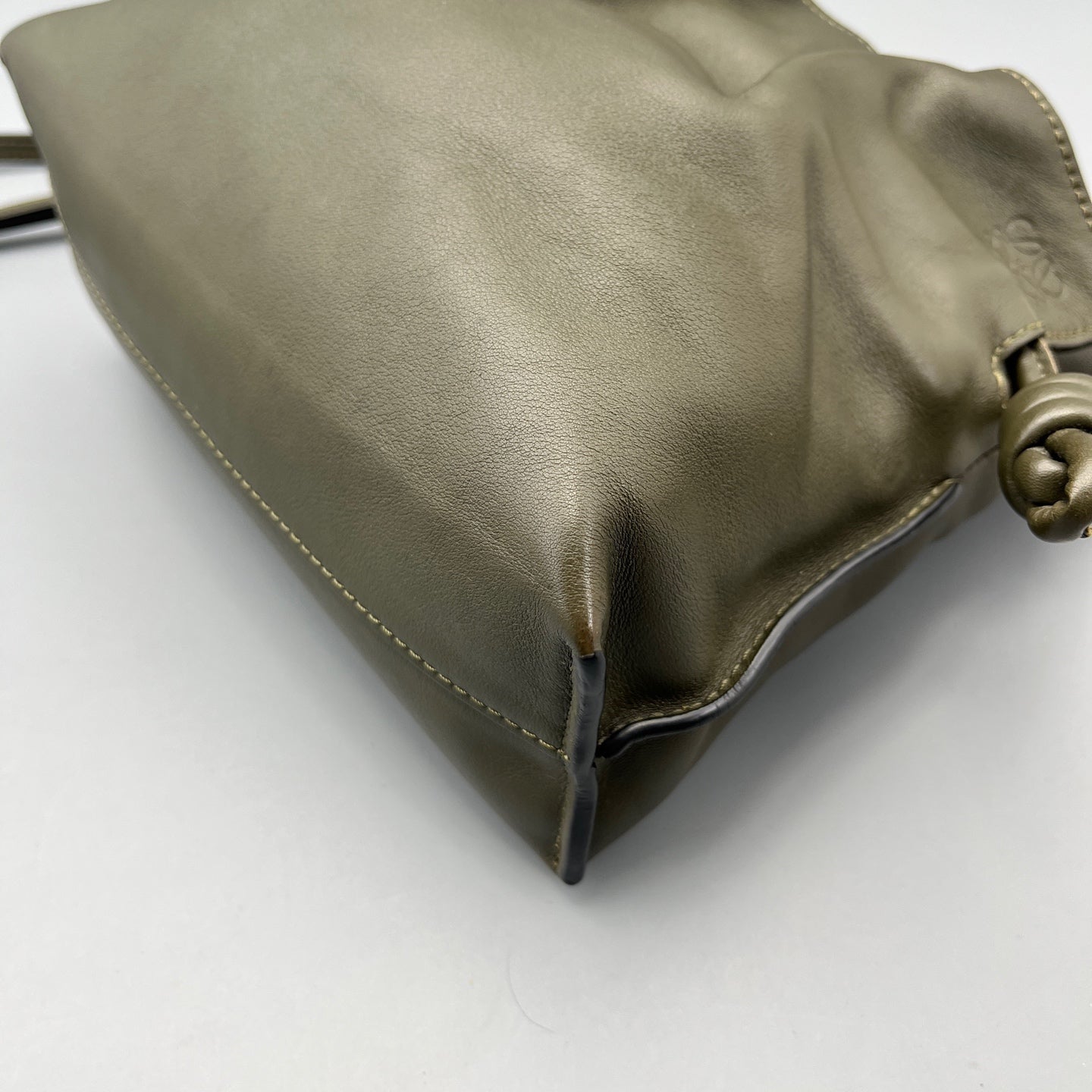 Loewe - Flamenco Pouch - Leather - Green - (mini)