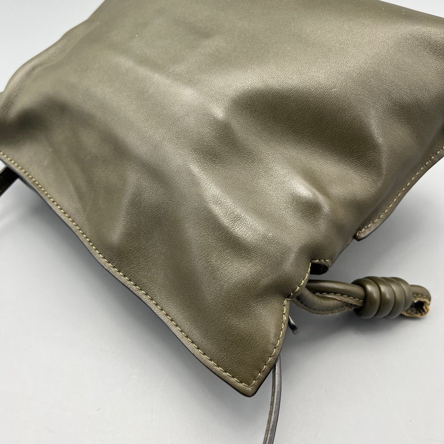 Loewe - Flamenco Pouch - Leather - Green - (mini)