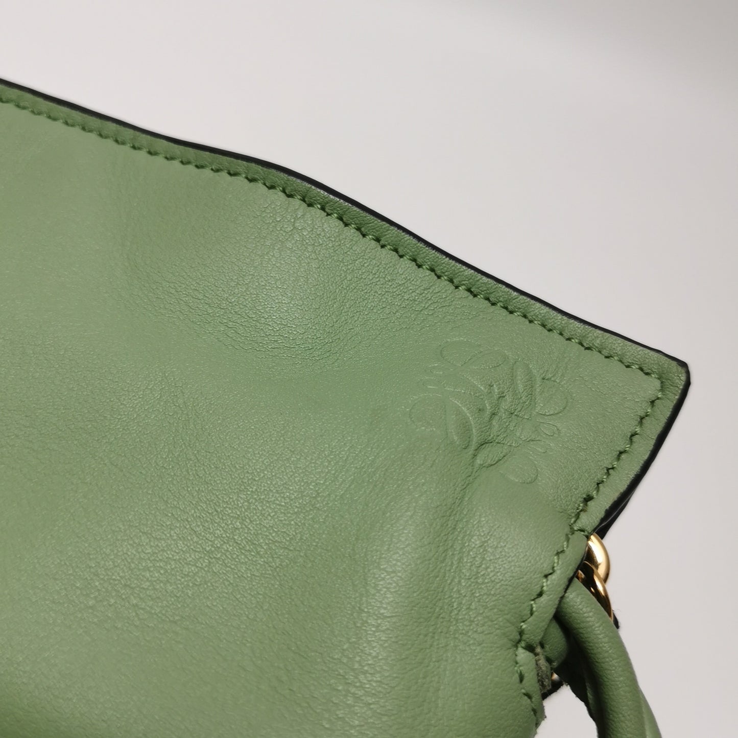 Loewe - Flamenco Pouch - Leather - Green - (mini)