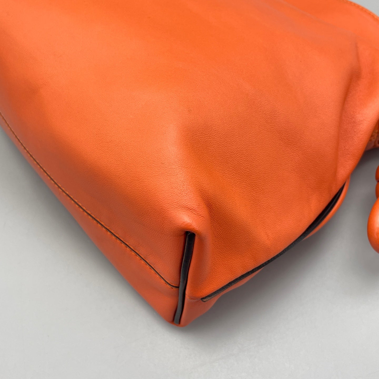 Loewe - Flamenco Pouch - Leather - Orange - (small)