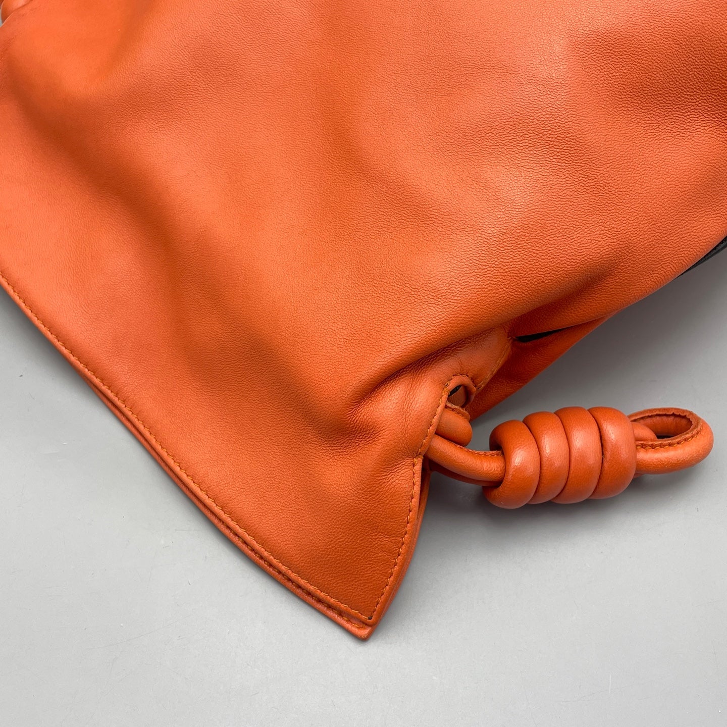 Loewe - Flamenco Pouch - Leather - Orange - (small)