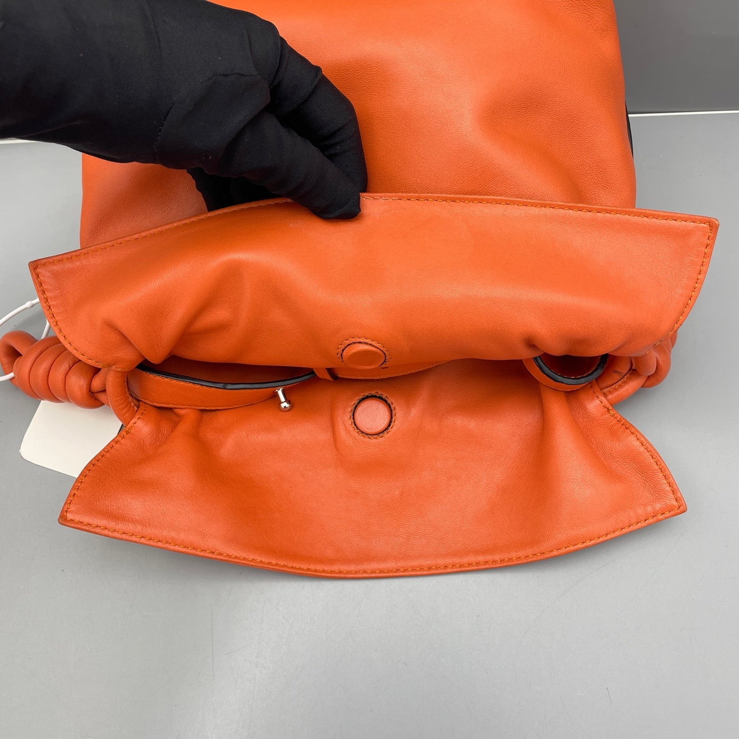 Loewe - Flamenco Pouch - Leather - Orange - (small)