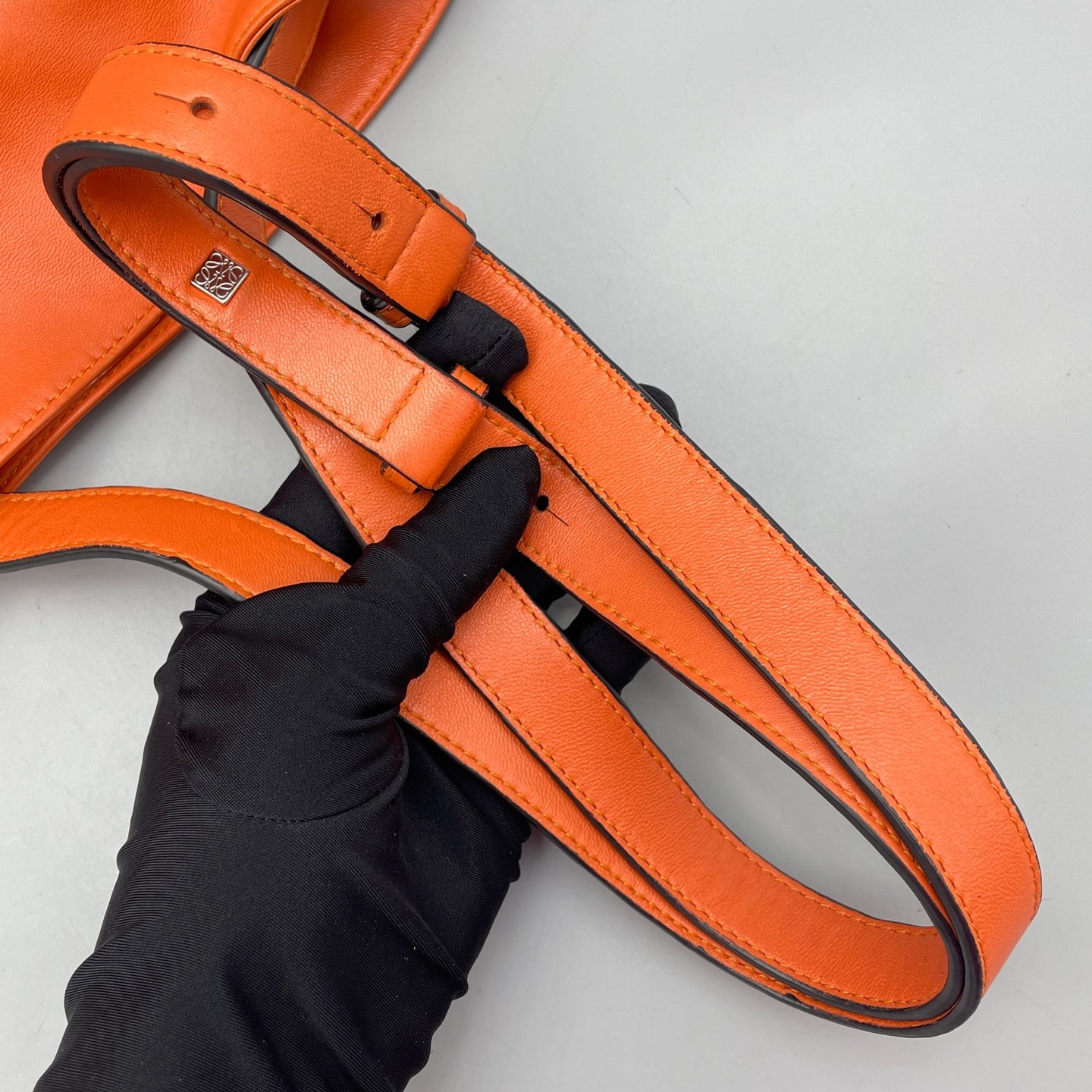 Loewe - Flamenco Pouch - Leather - Orange - (small)