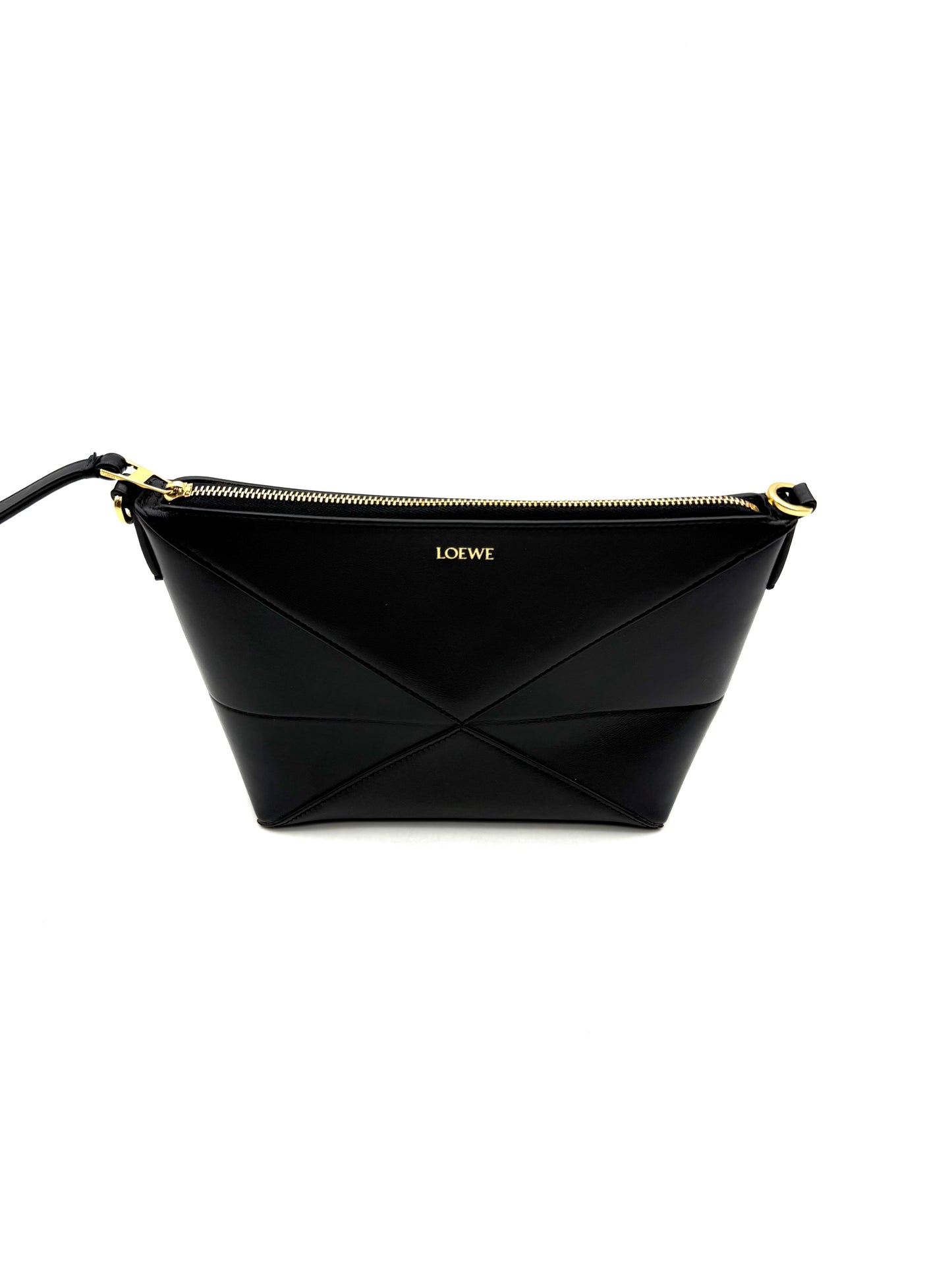 Loewe - Fold - Cowhide leather - Black - (Small)
