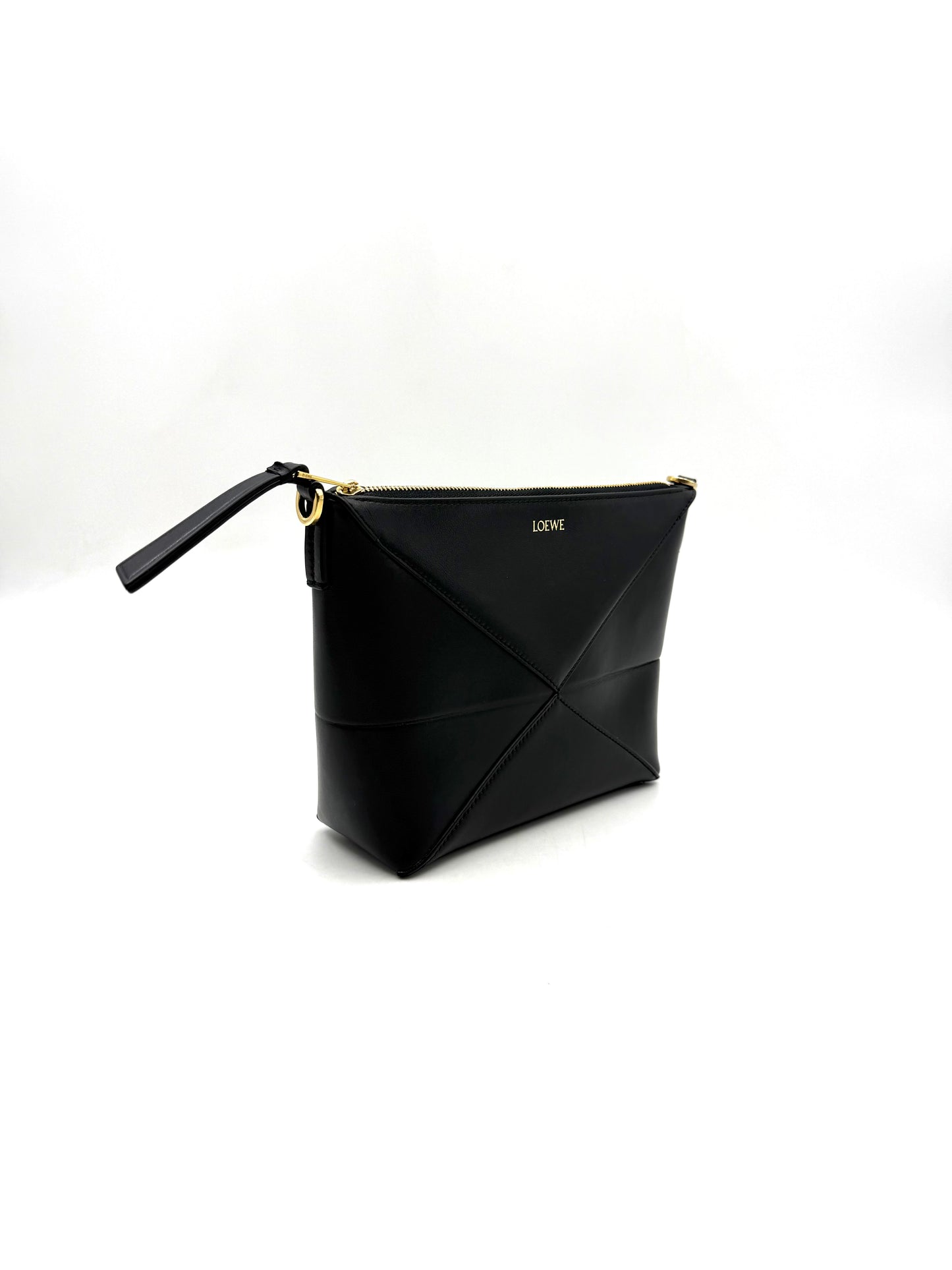 Loewe - Fold - Cowhide leather - Black - (Small)