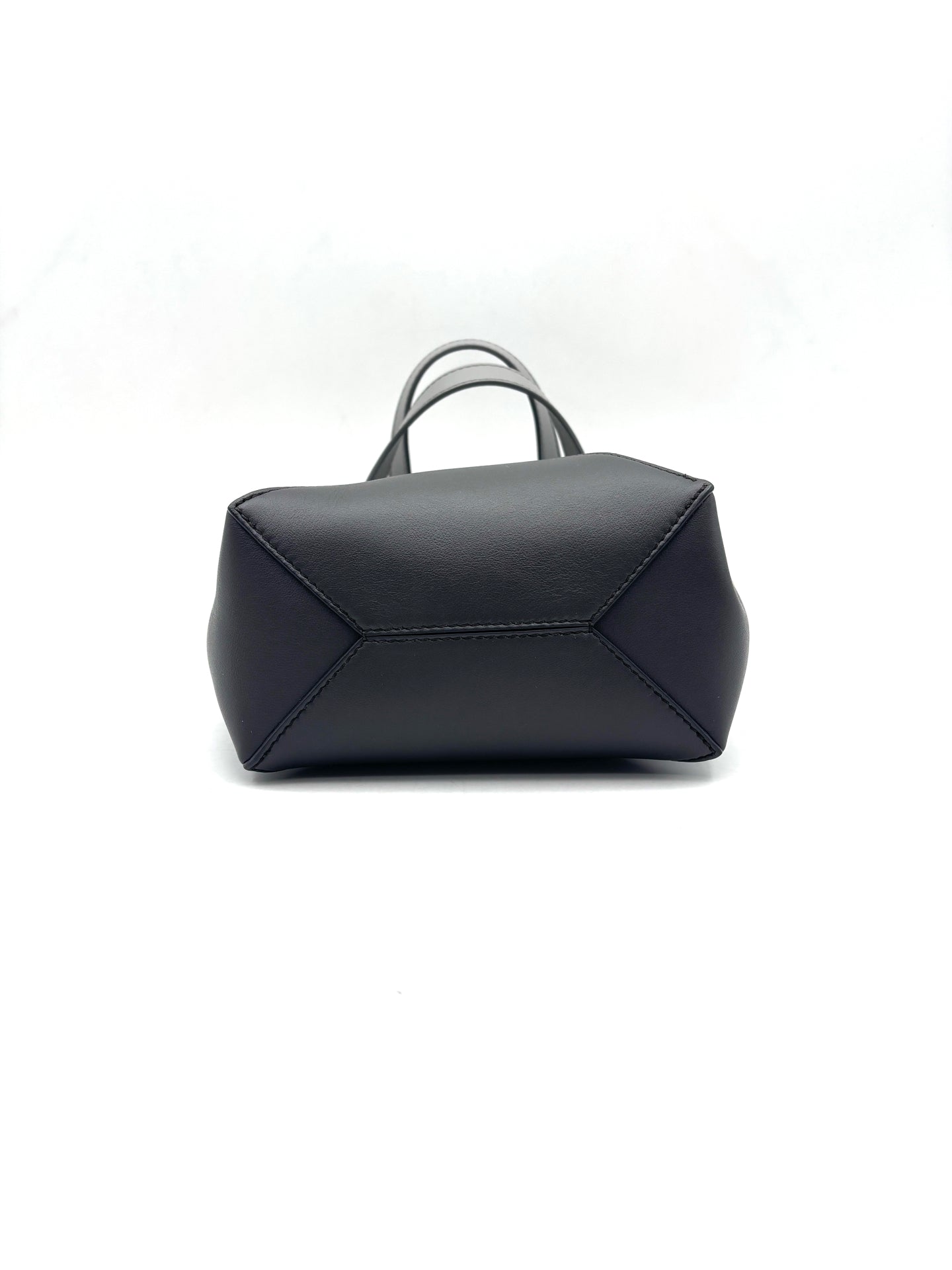 Loewe - Fold - Cowhide leather - Pearl Grey and Dark Grey - (mini)