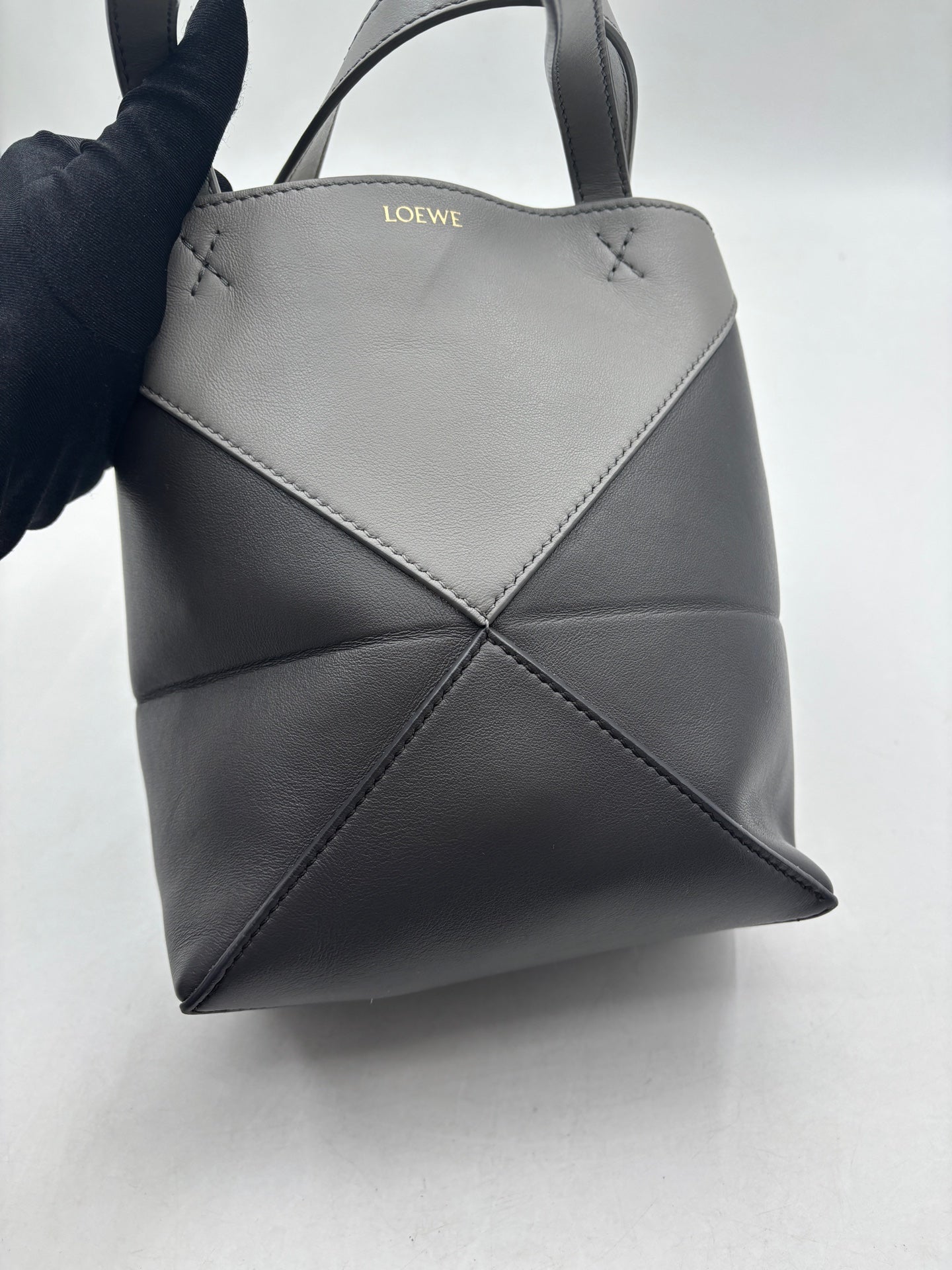 Loewe - Fold - Leather - Grey - (Mini)