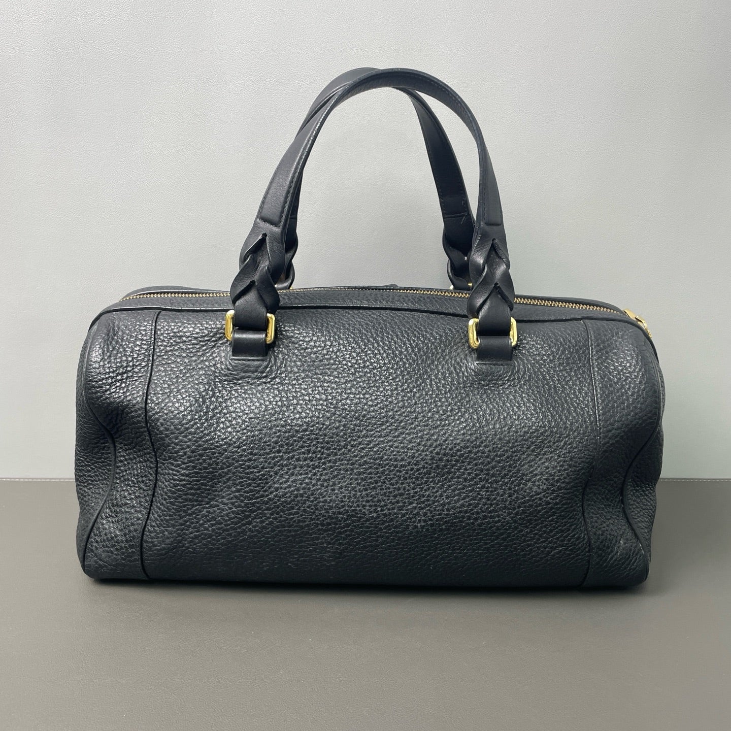 Loewe - Fusta Boston Bag - Leather - Black - (medium)