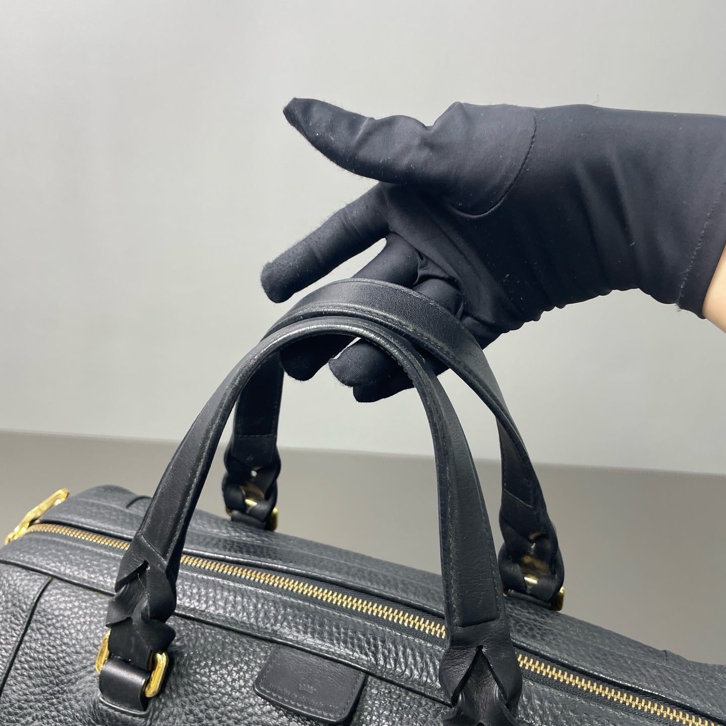 Loewe - Fusta Boston Bag - Leather - Black - (medium)