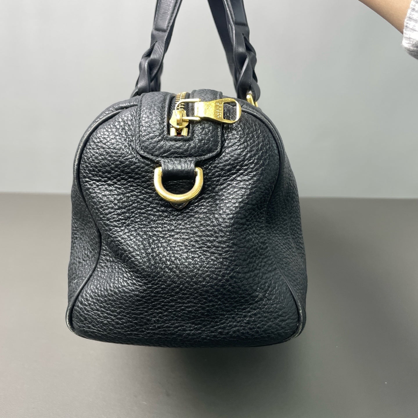 Loewe - Fusta Boston Bag - Leather - Black - (medium)