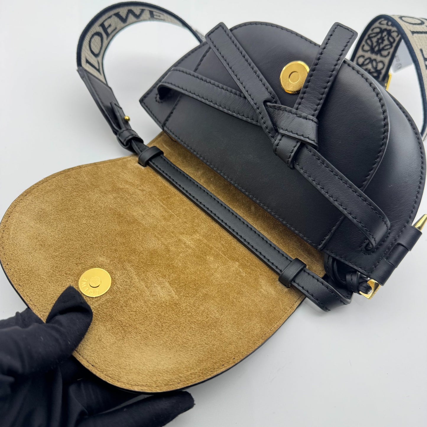 Loewe - Gate - Leather - Black