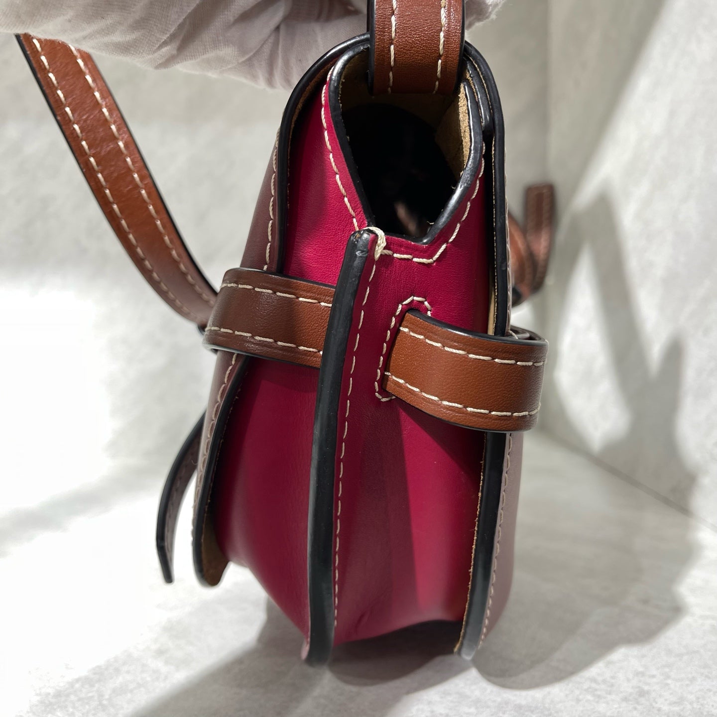 Loewe - Gate Bag - Leather - Red and Brown - (Medium)