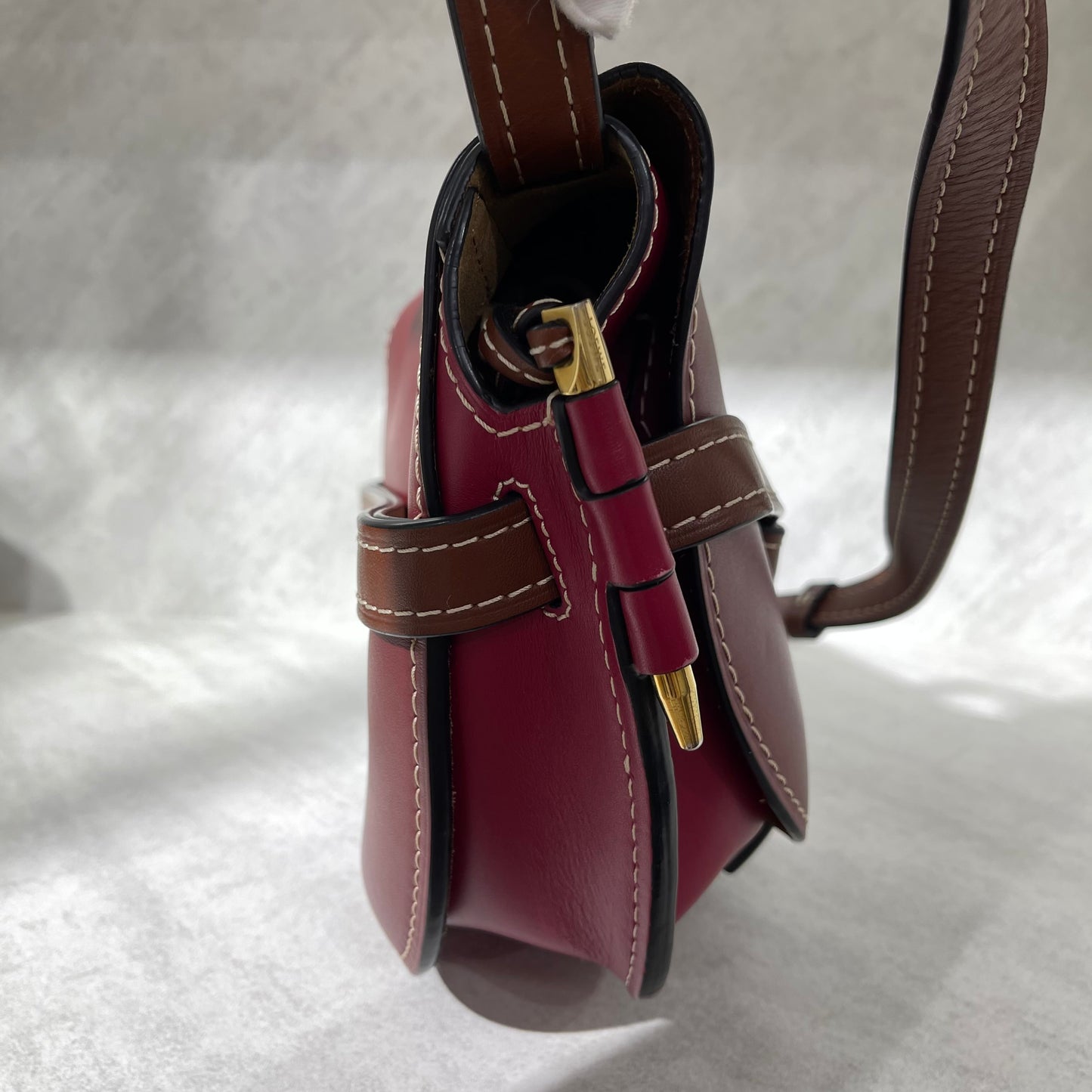 Loewe - Gate Bag - Leather - Red and Brown - (Medium)