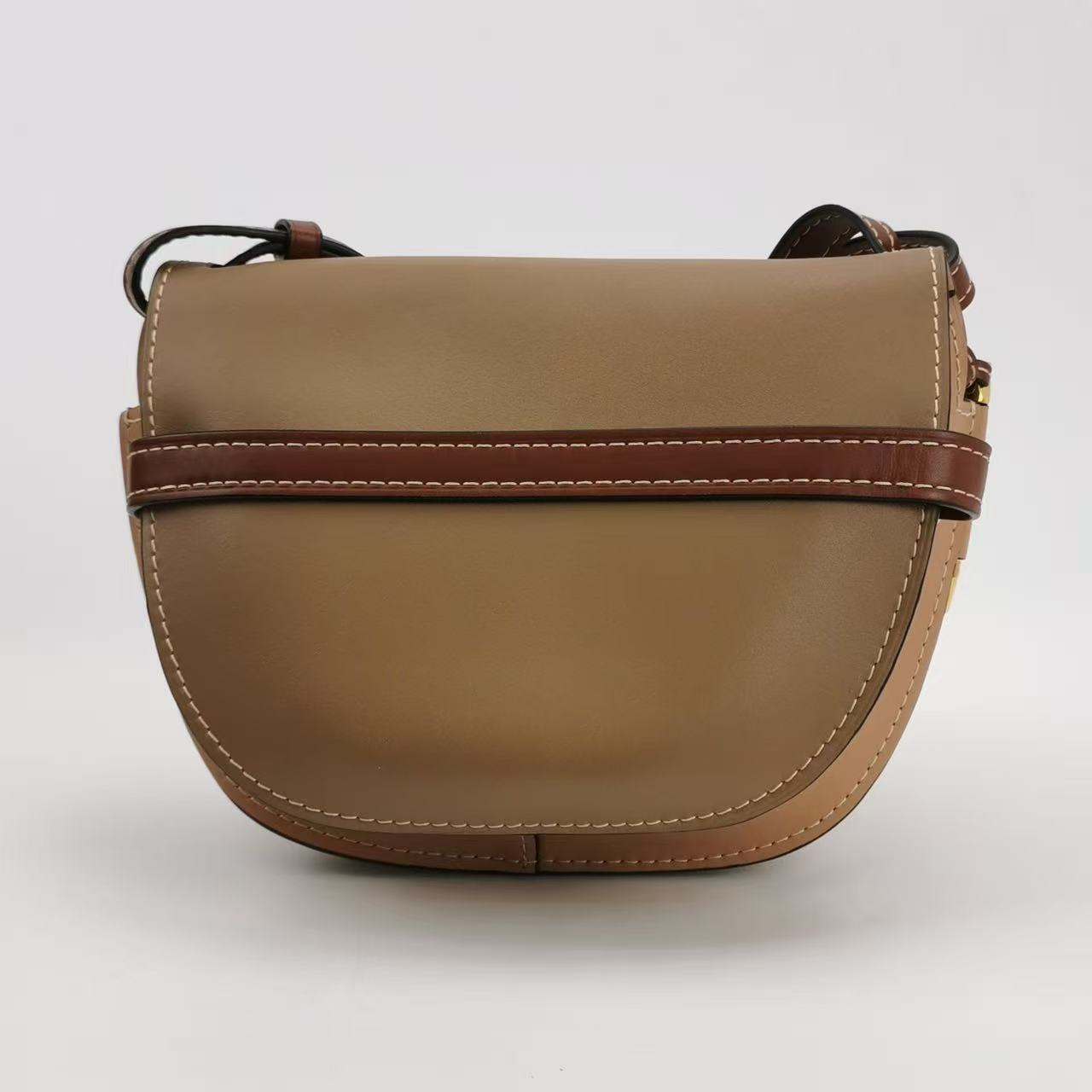 Loewe - Gate Bag Mini - Calfskin leather - Brown - (mini)