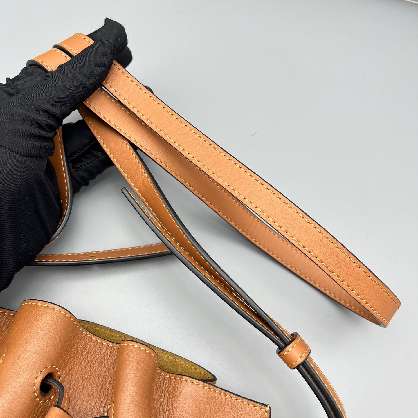 LOEWE - Gate Bucket Bag - Leather - Brown - (medium)