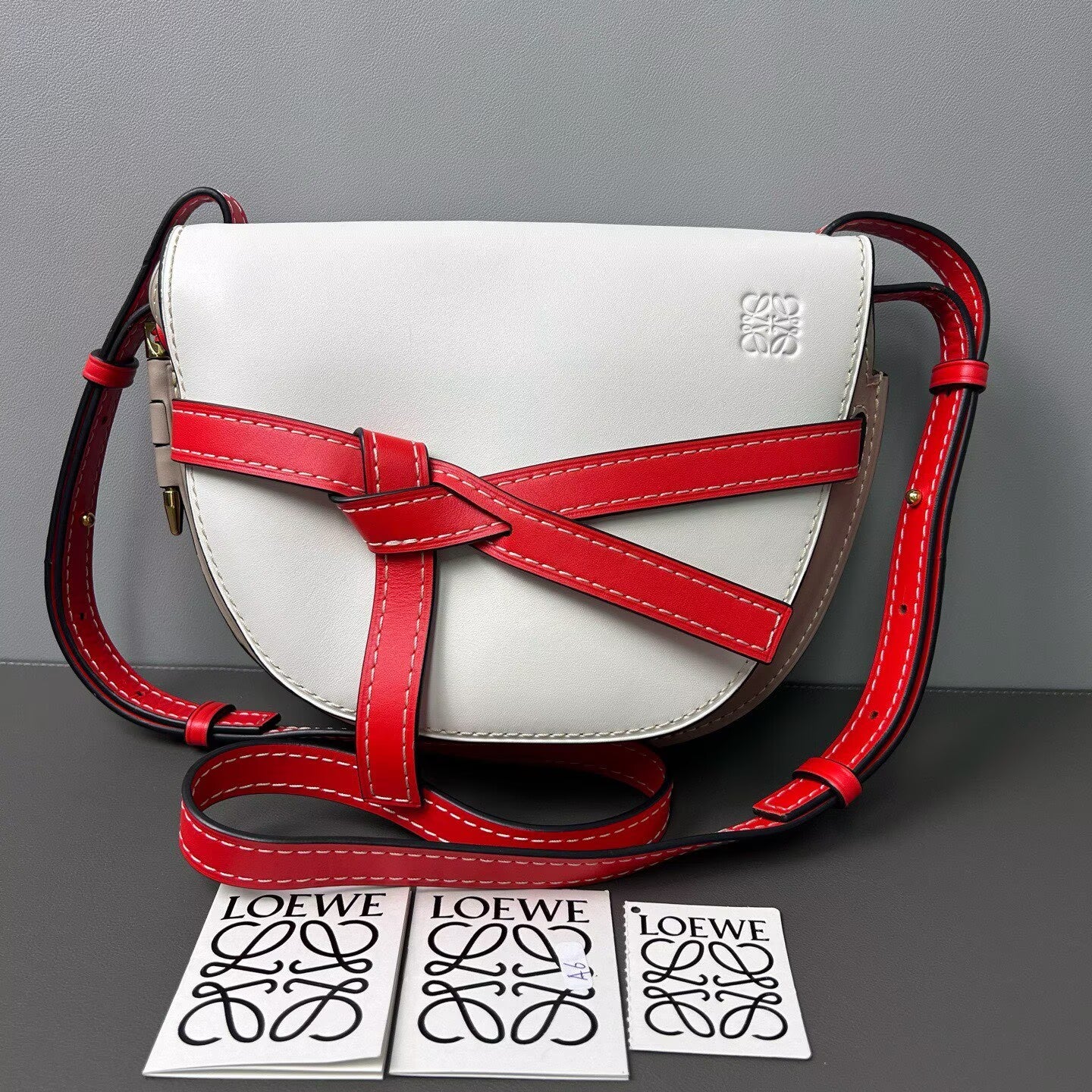 Loewe - Gate Dual - Calfskin leather - Multicolour - (medium)