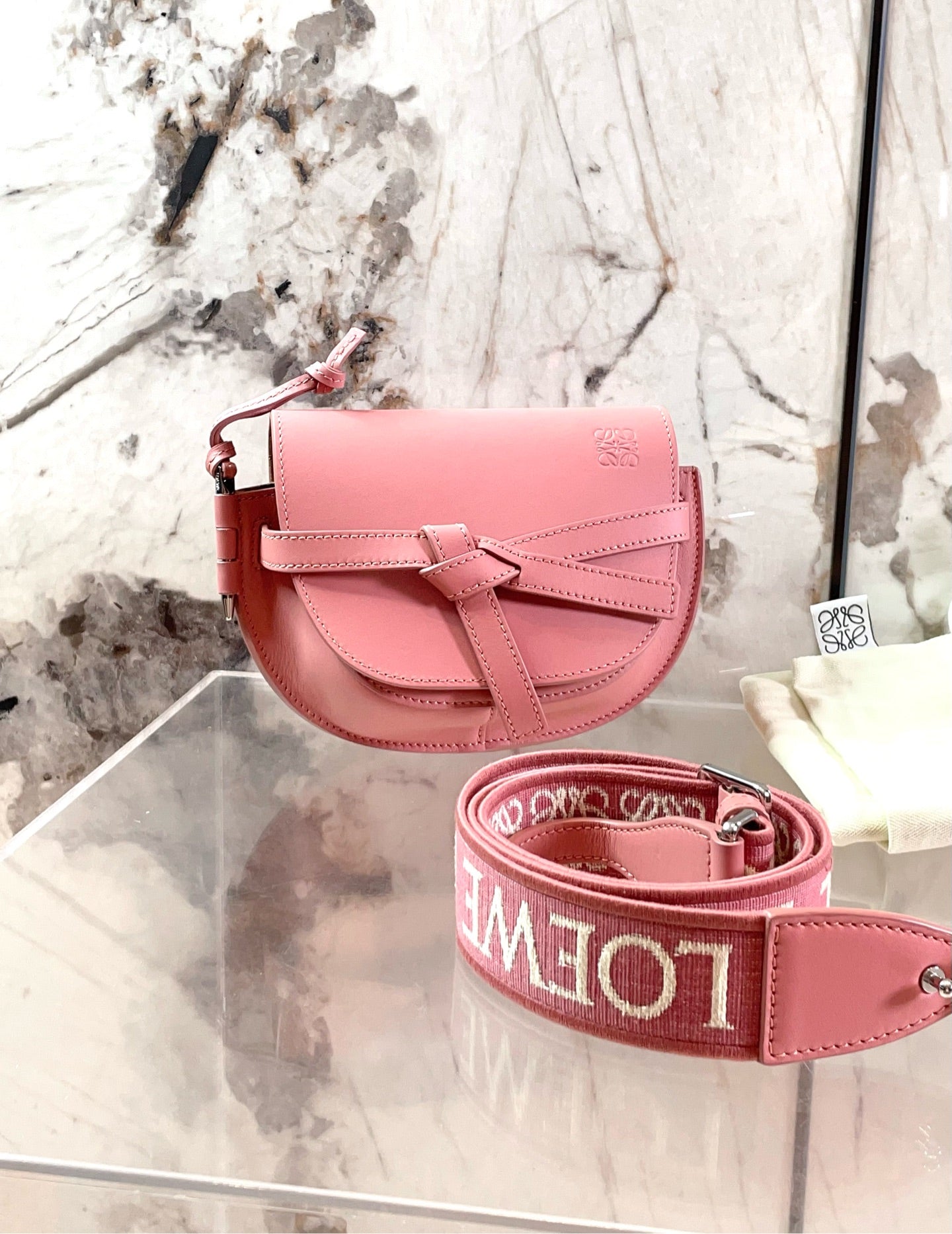 Loewe - Gate Dual Mini - Leather - Pink - (mini)