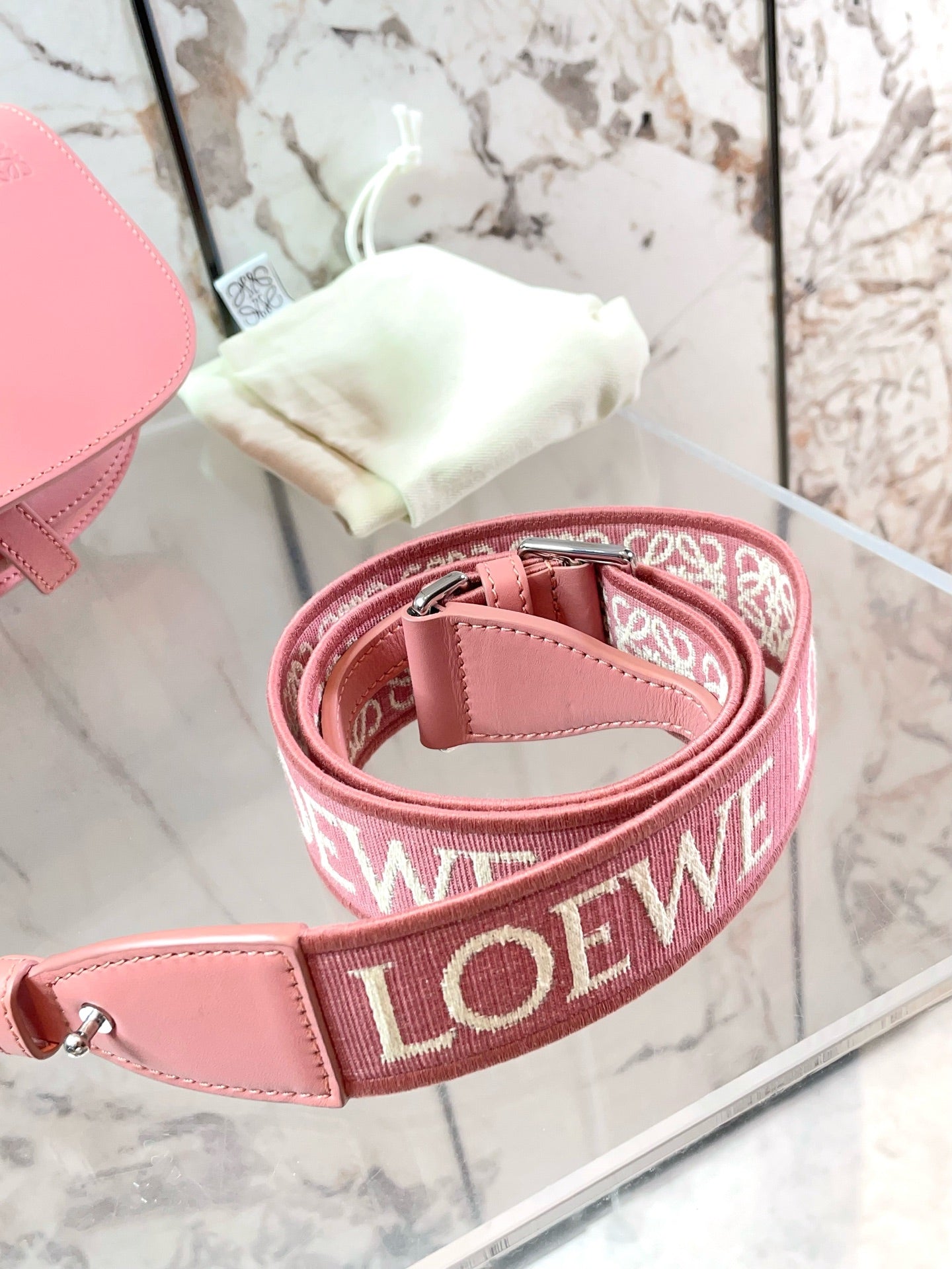 Loewe - Gate Dual Mini - Leather - Pink - (mini)