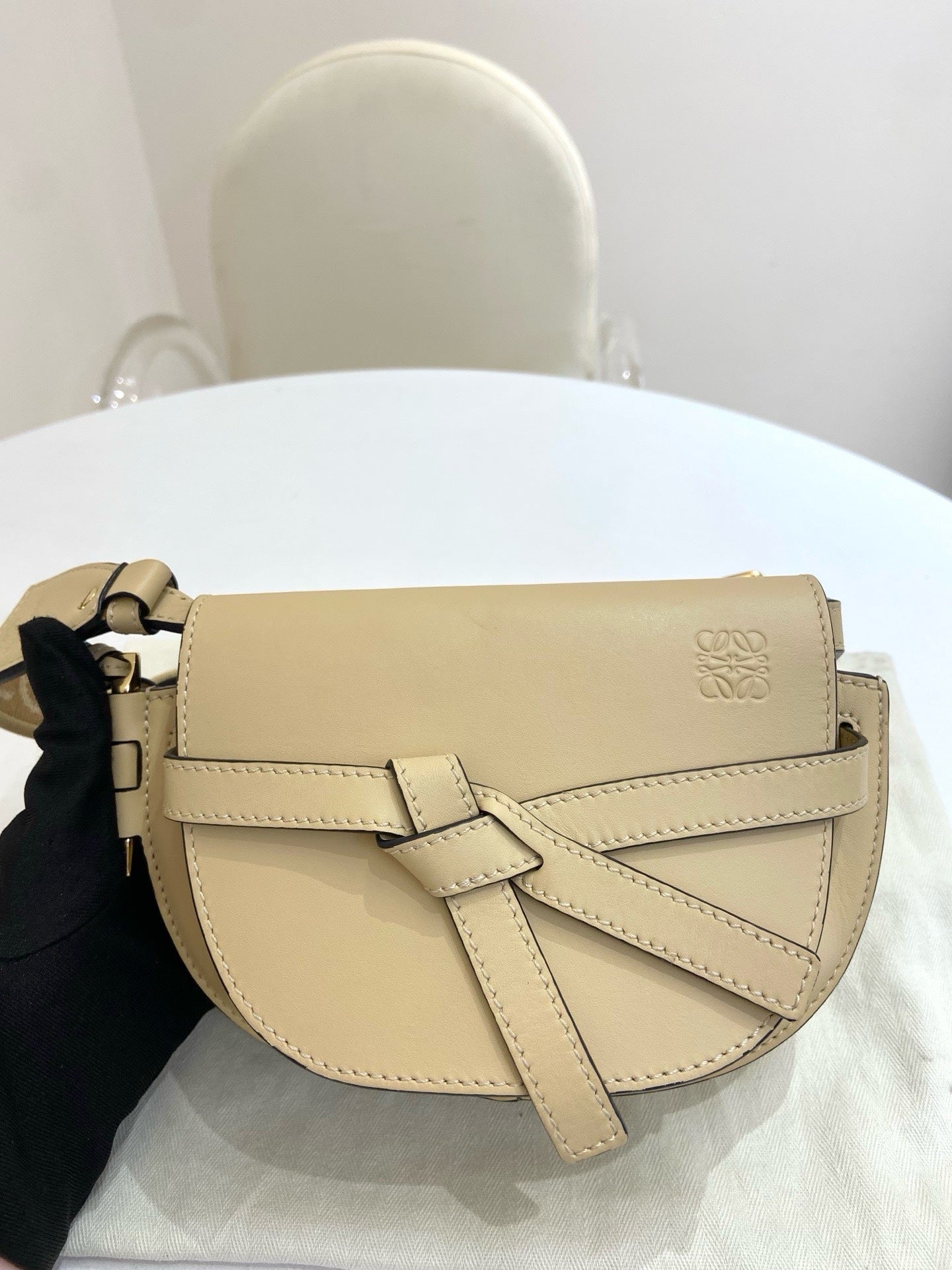 Loewe - Gate - Leather - Beige - (small)