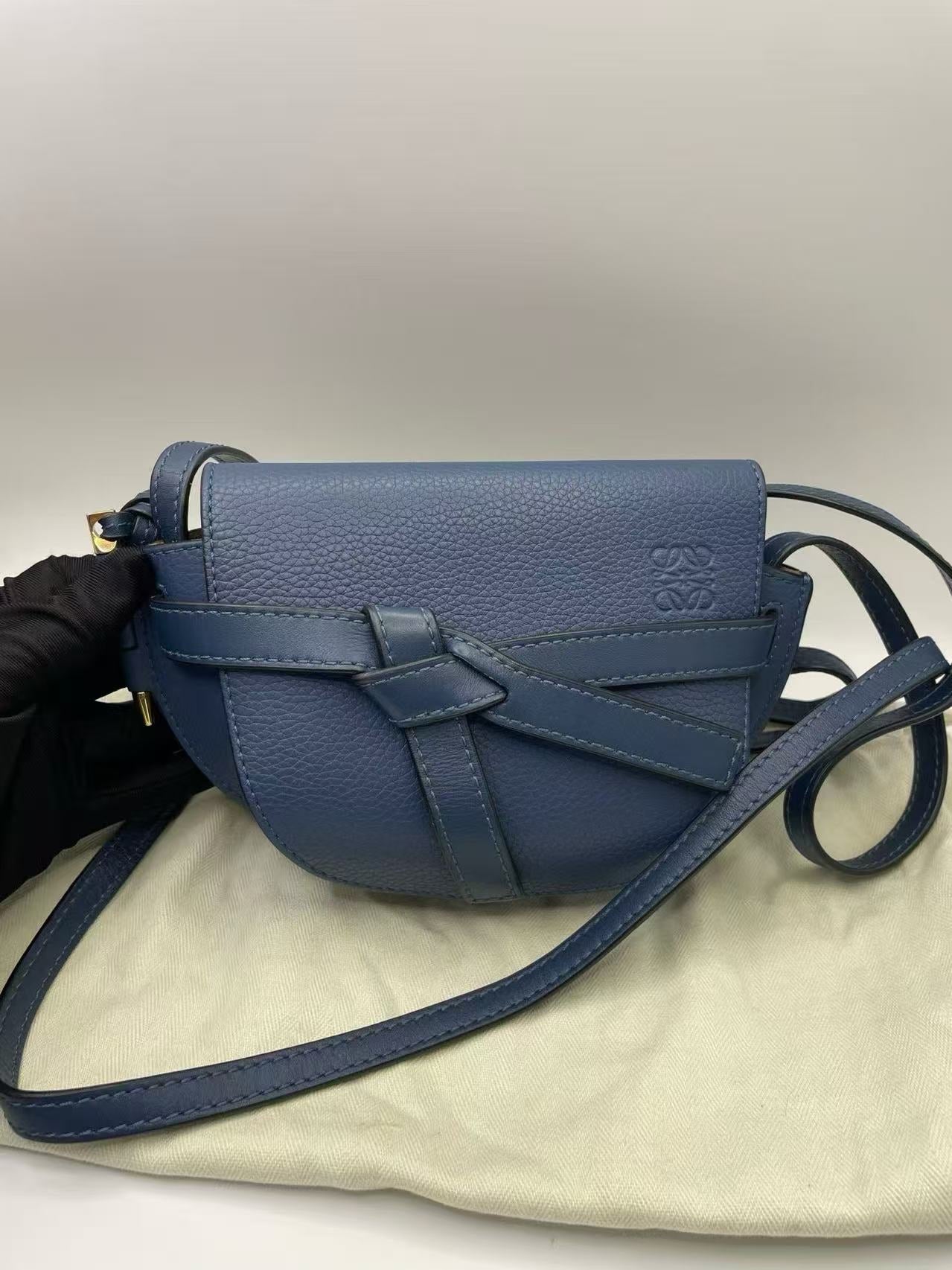 Loewe - Gate - Leather - Blue - (mini)