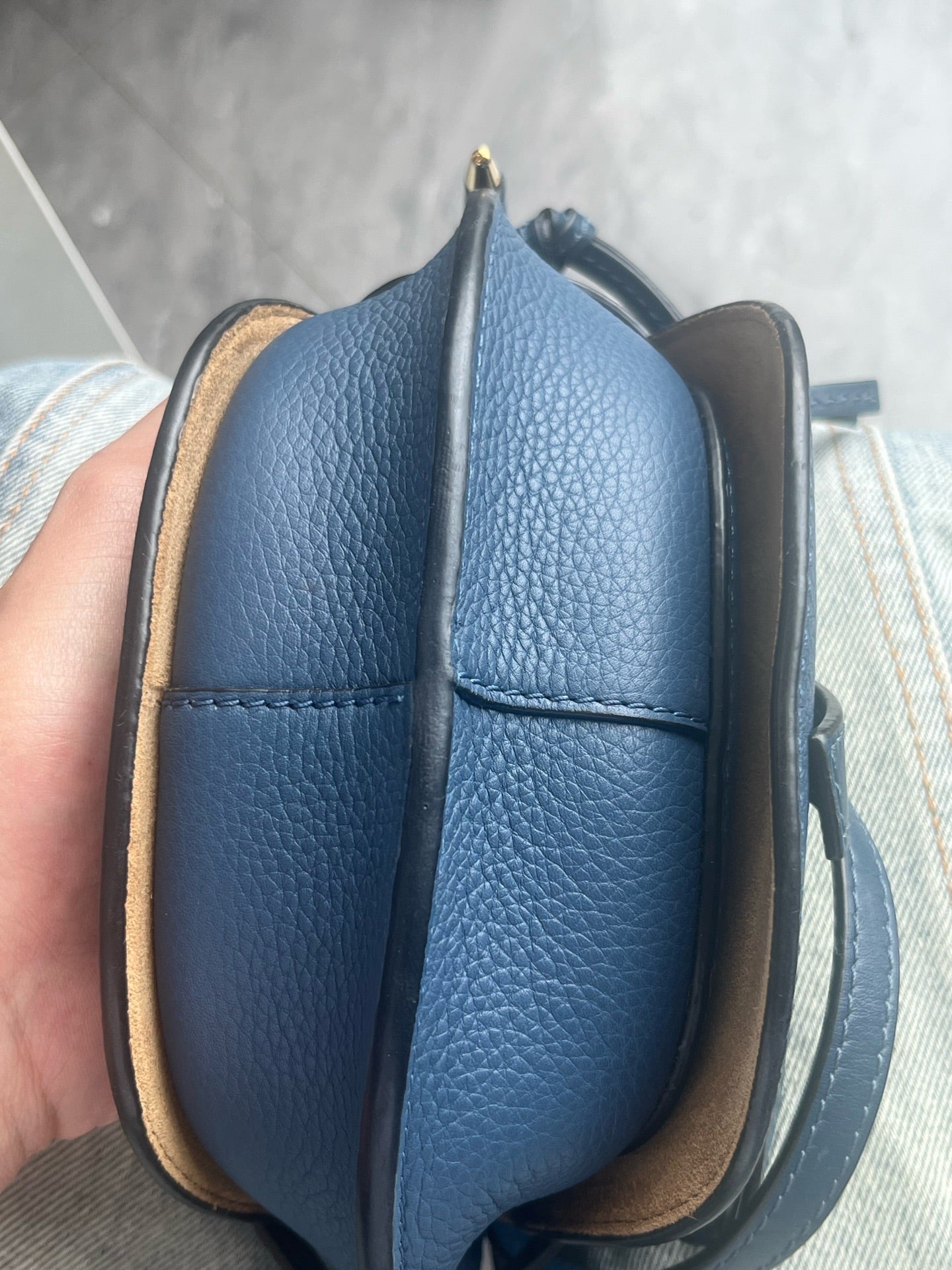 Loewe - Gate - Leather - Blue - (mini)