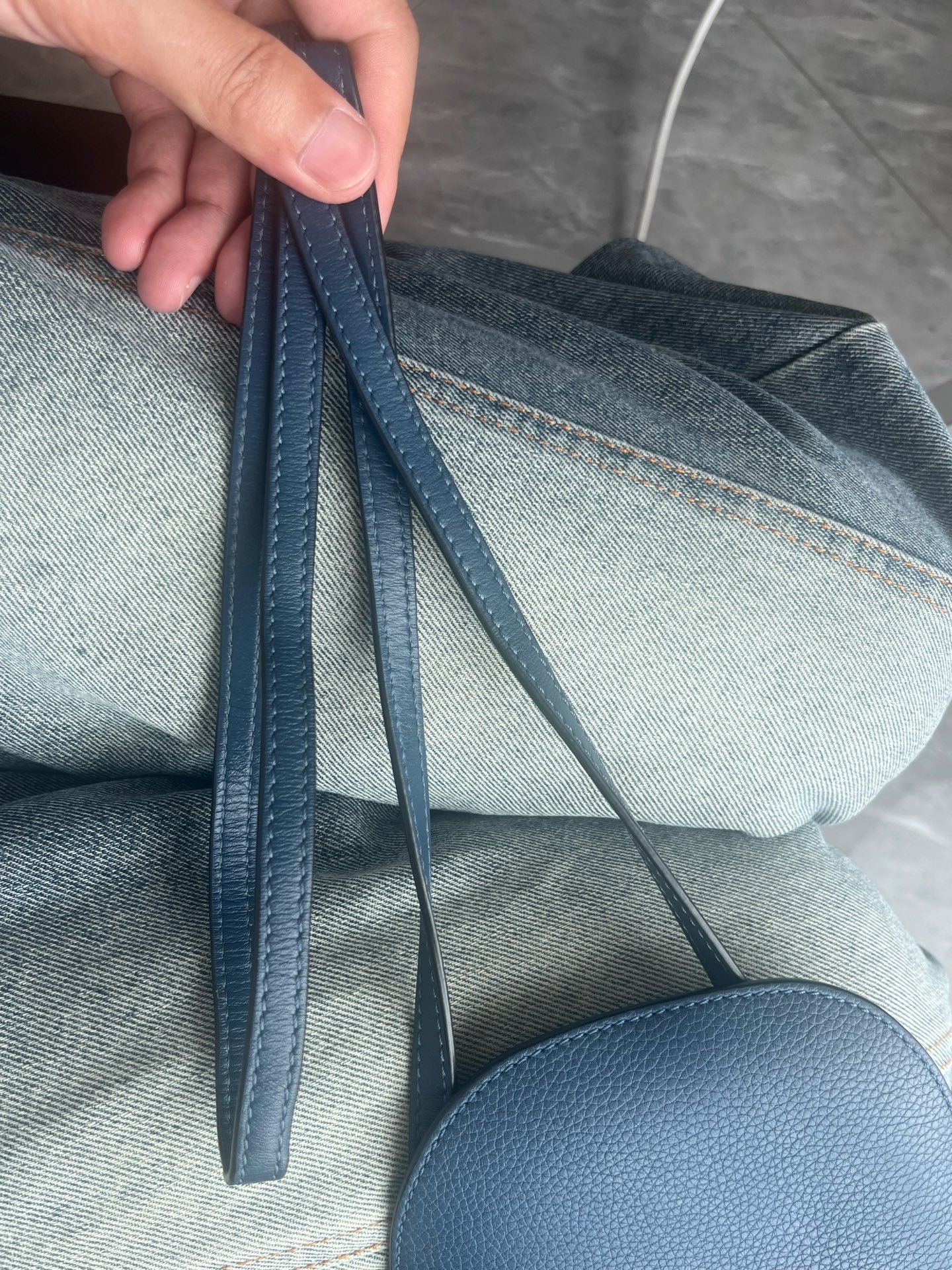Loewe - Gate - Leather - Blue - (mini)