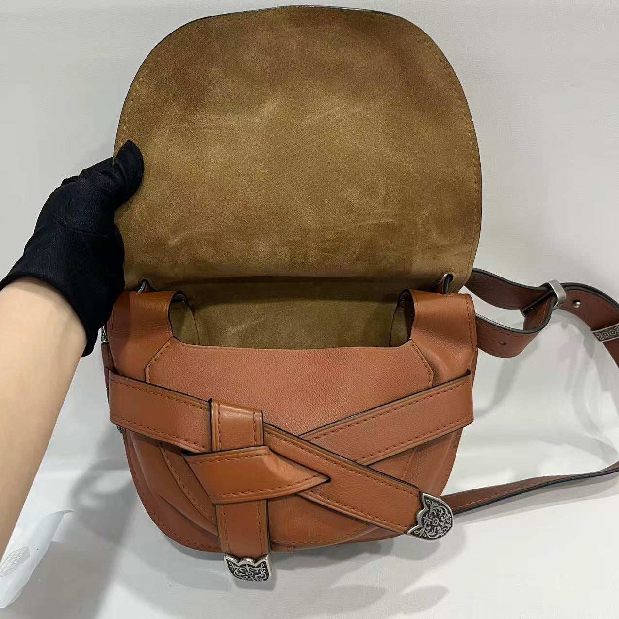 Loewe - Gate - Leather - Brown - (small)