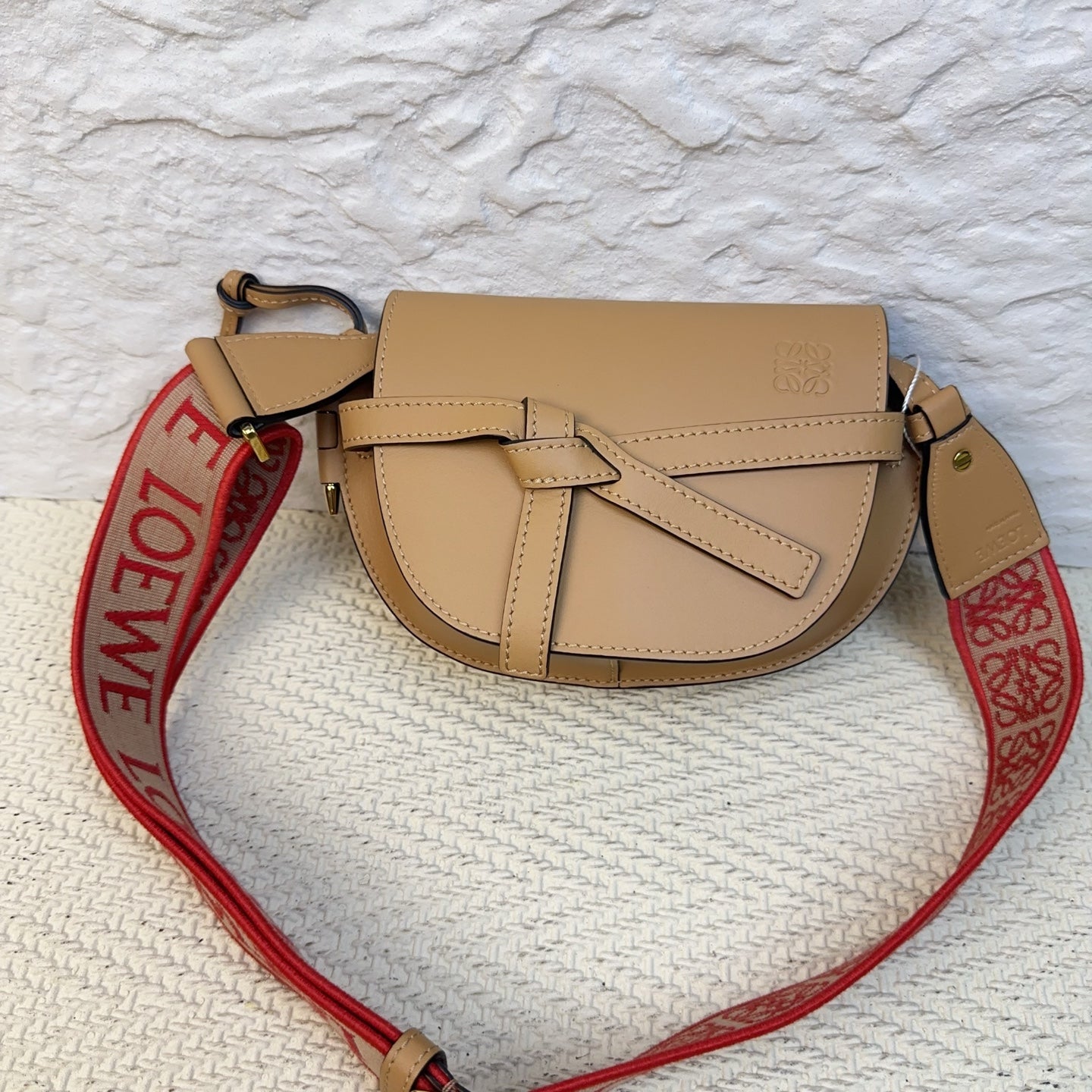 Loewe - Gate - Leather - Camel - (mini)
