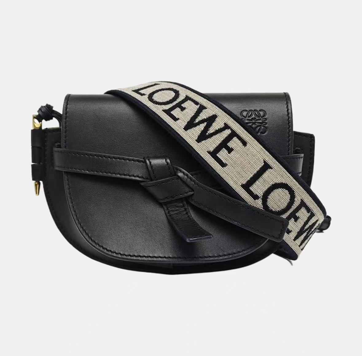 Loewe - Gate Mini - Cowhide leather - Black - (mini)