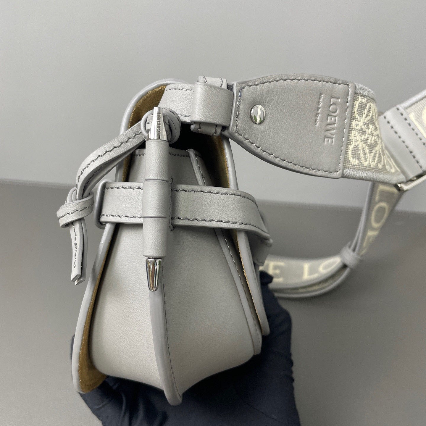 Loewe - Gate Mini - Cowhide leather - Grey - (mini)