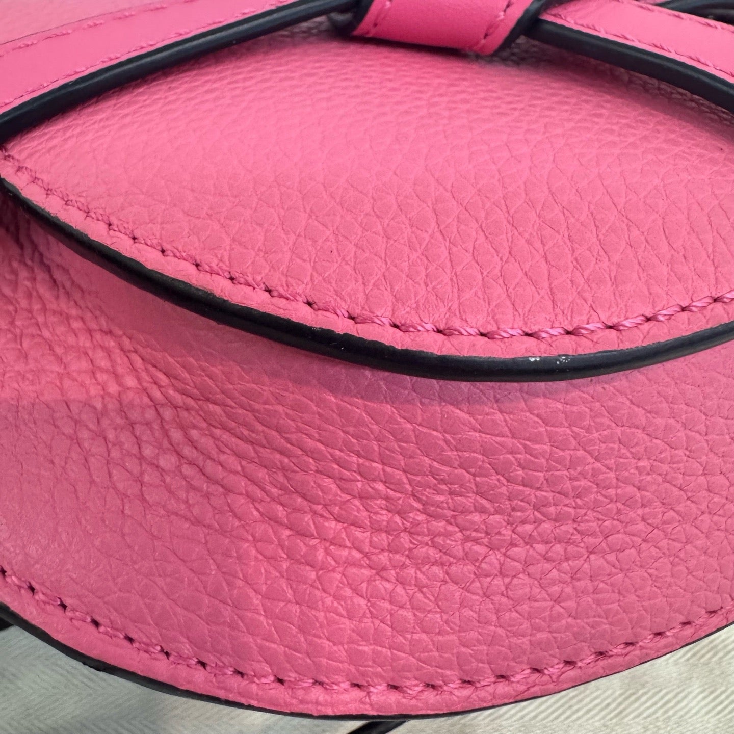 Loewe - Gate Mini - Grained cowhide leather - Pink - (mini)