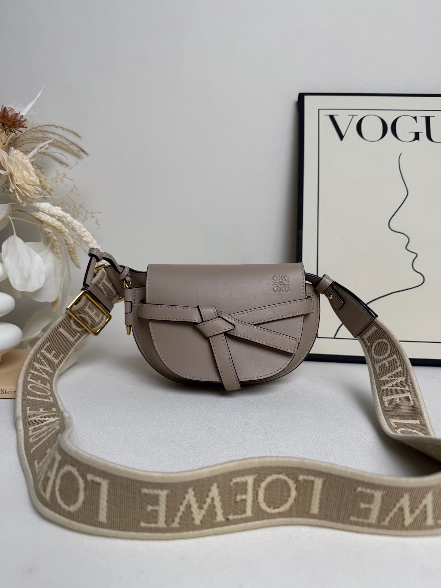 Loewe - Gate Mini - Leather - Grey - (mini)